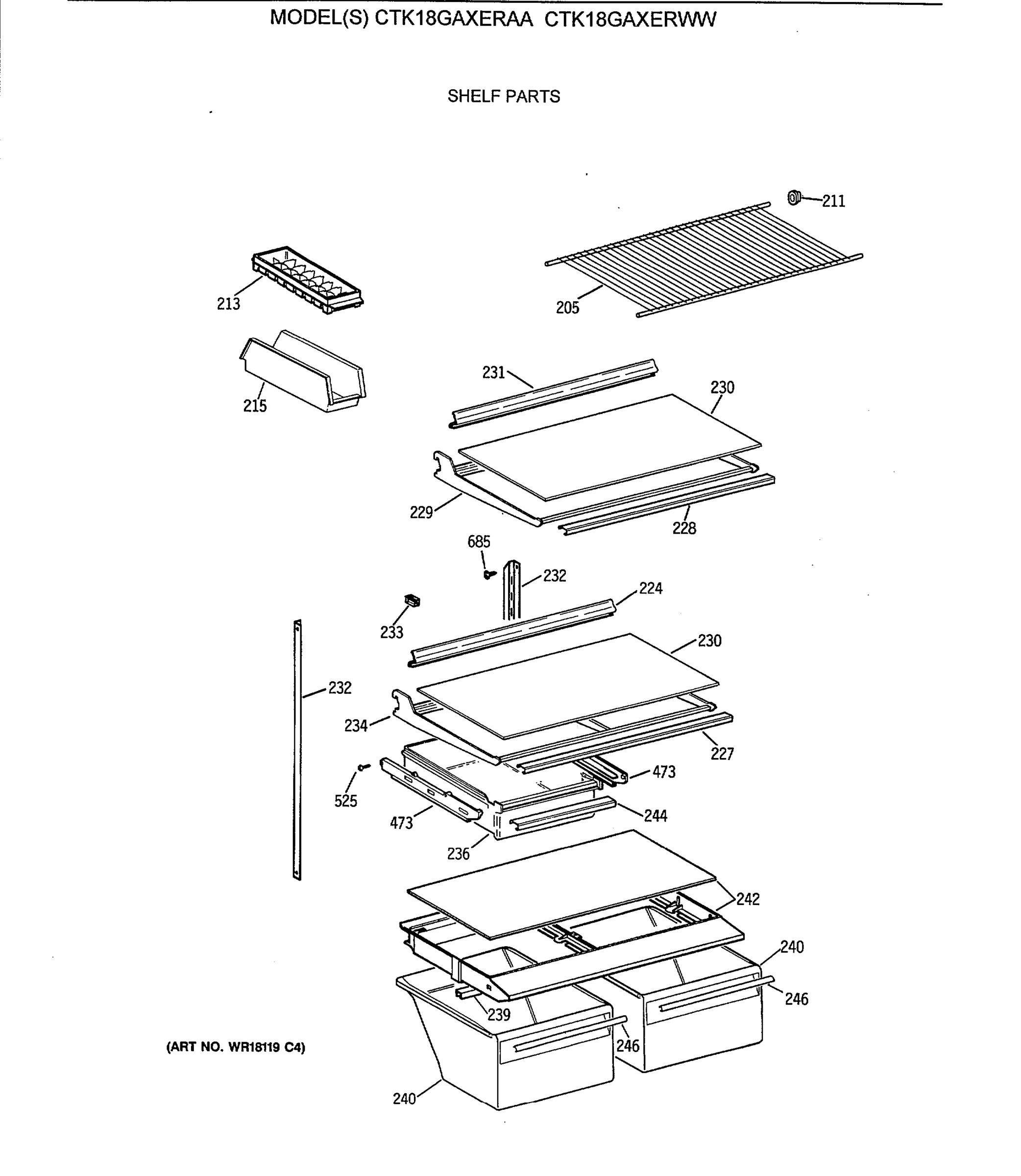 SHELF PARTS