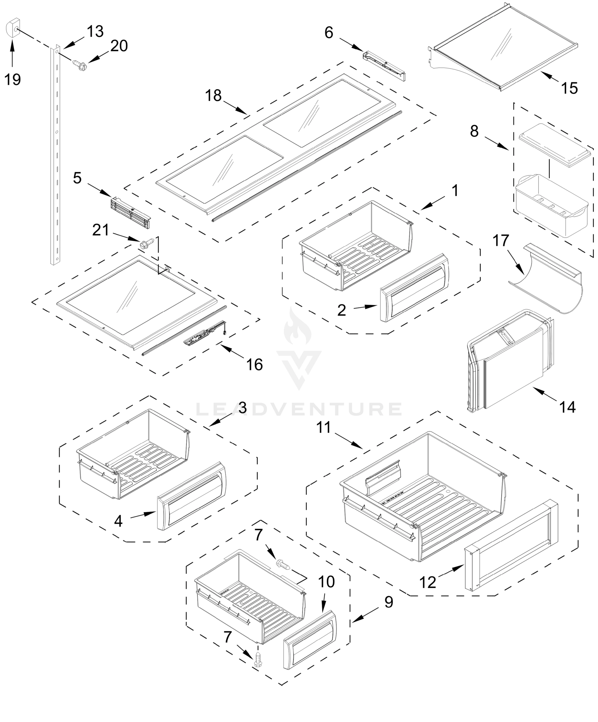 SHELF PARTS