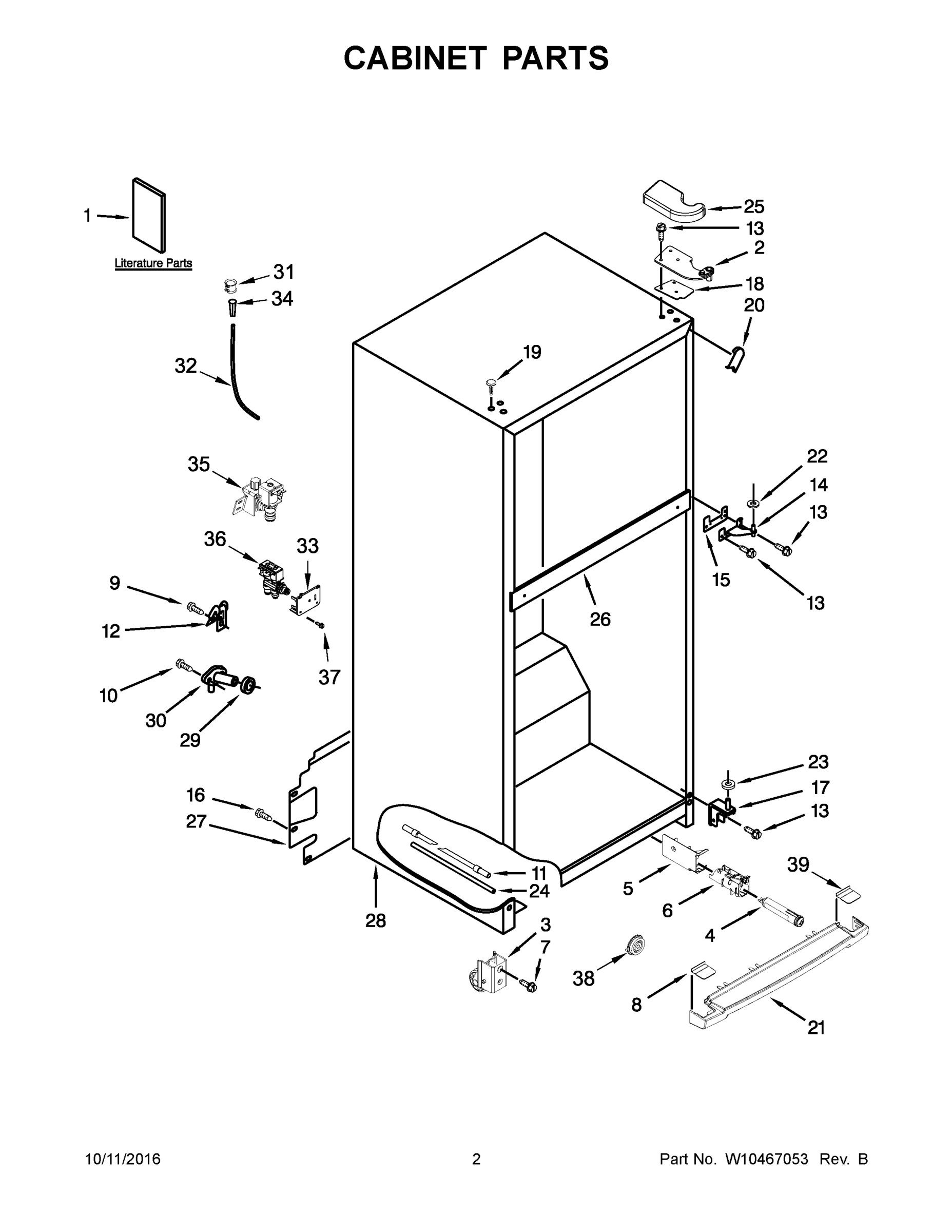 02 - CABINET PARTS