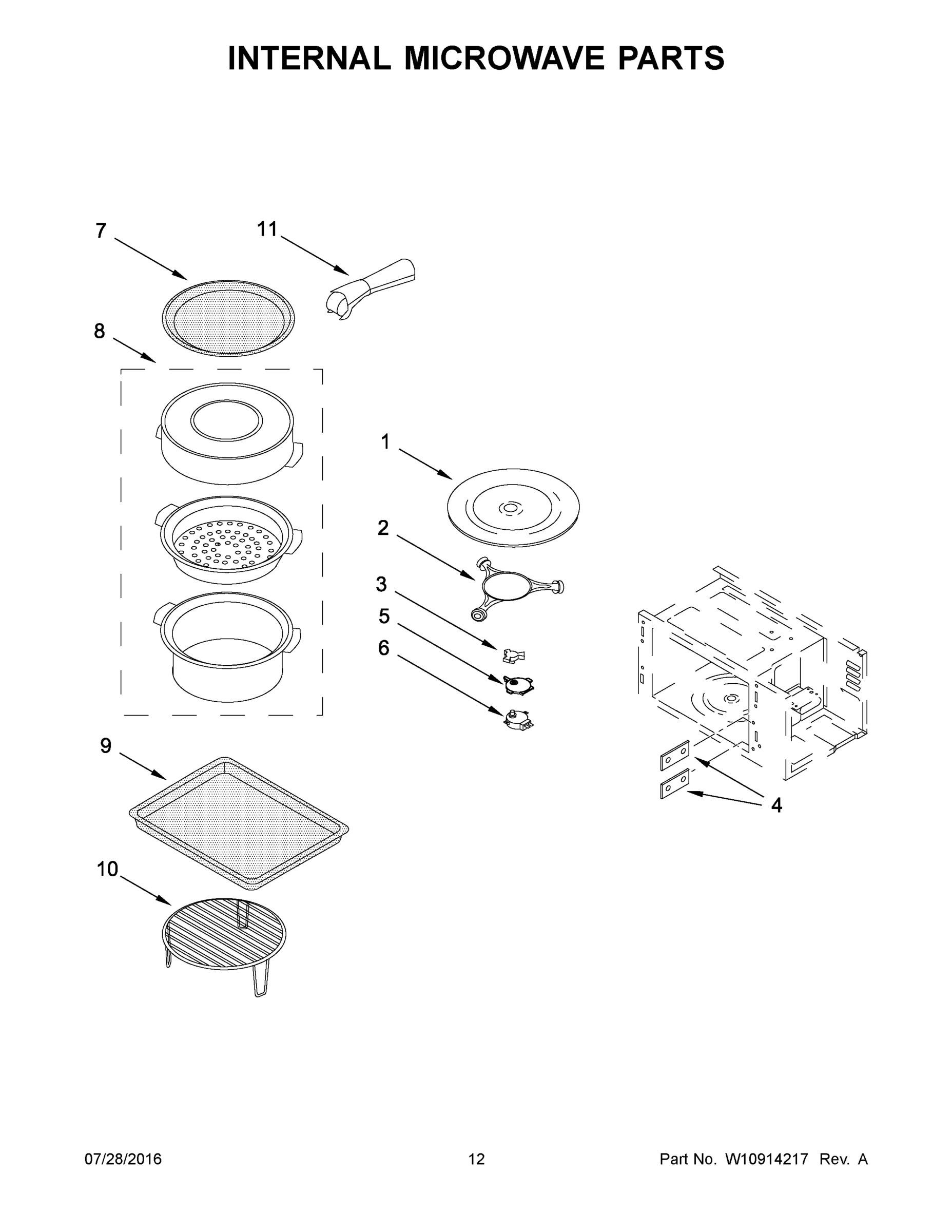 07 - INTERNAL MICROWAVE PARTS