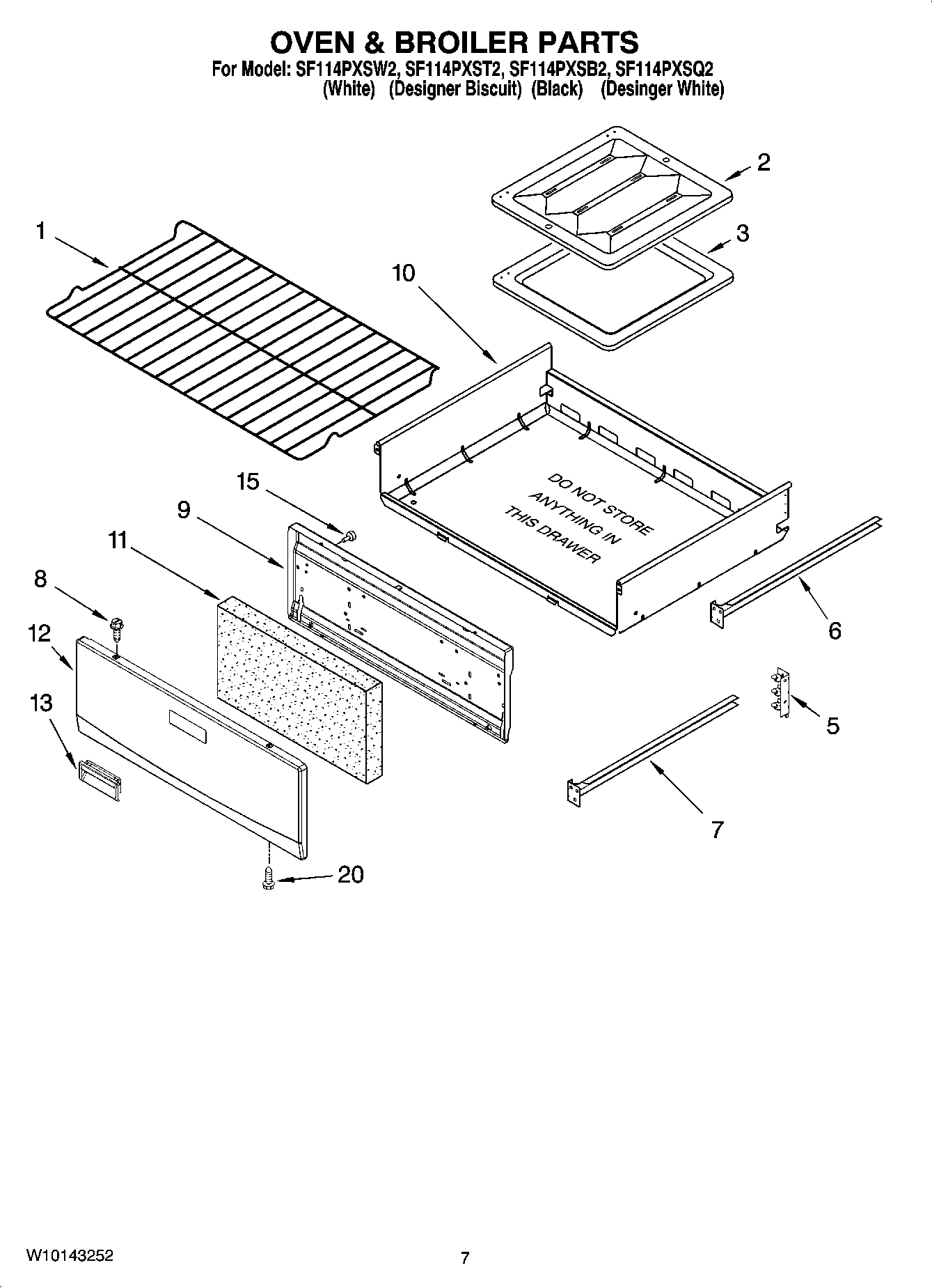 05 - OVEN & BROILER PARTS