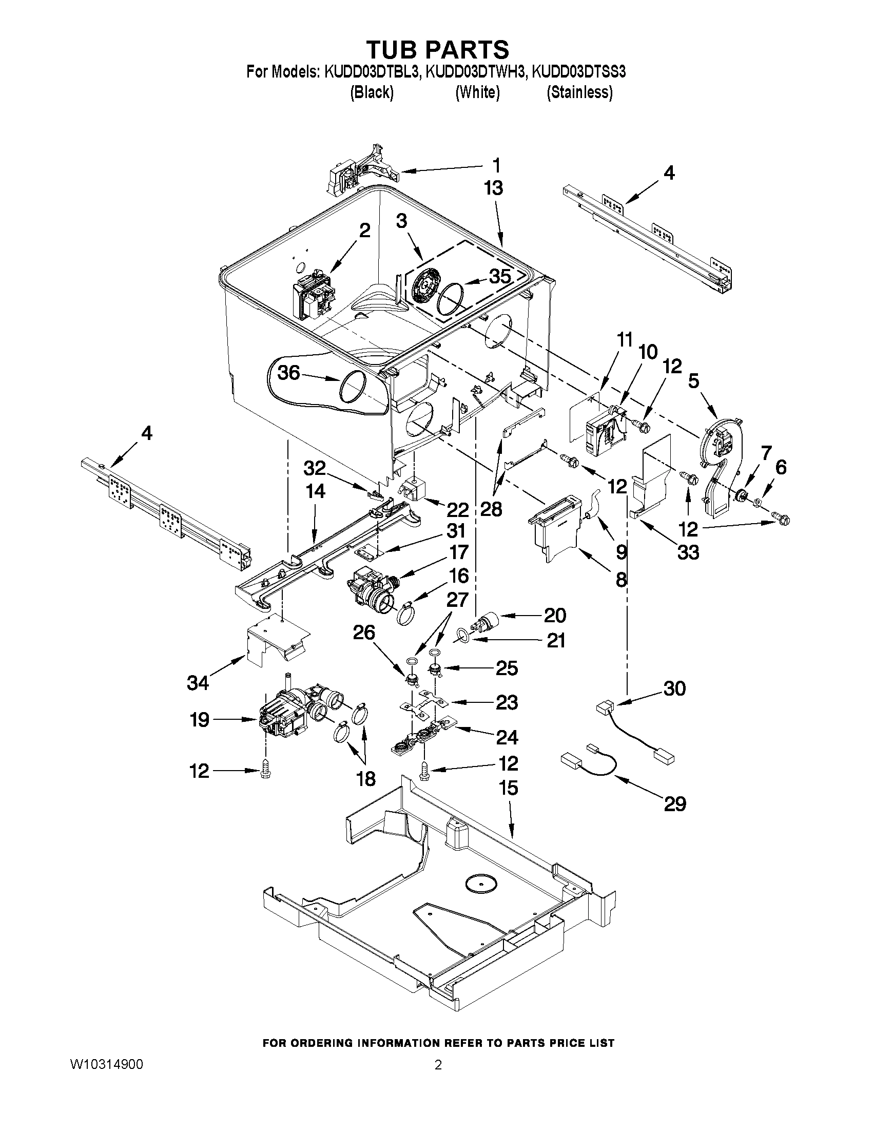02 - TUB PARTS