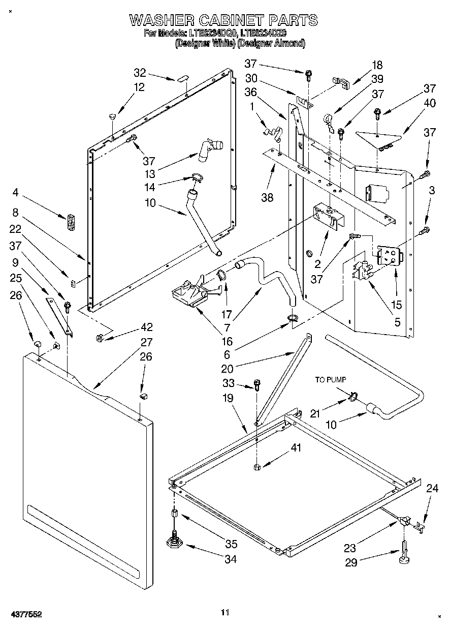 07 - WASHER CABINET