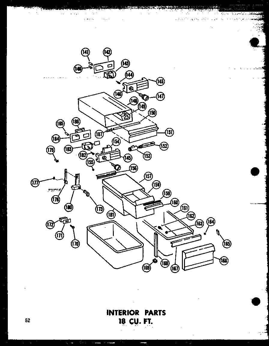 06 - INTERIOR PARTS 18 CU. FT.