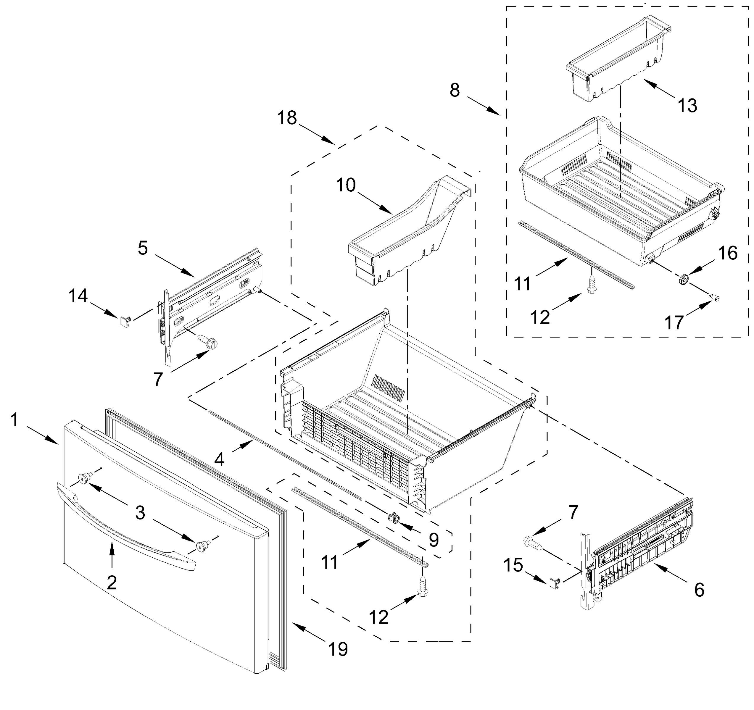 FREEZER DOOR PARTS