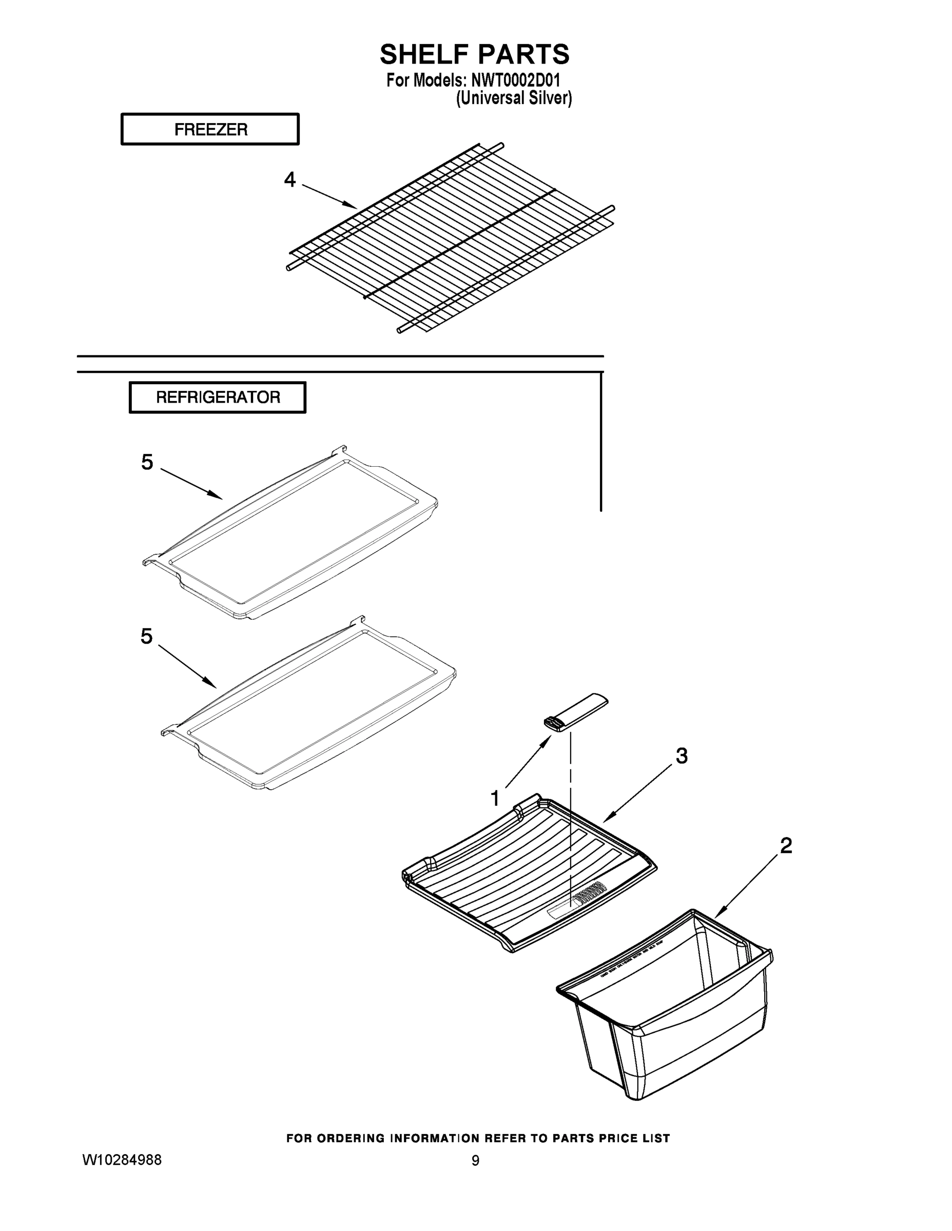 05 - SHELF PARTS