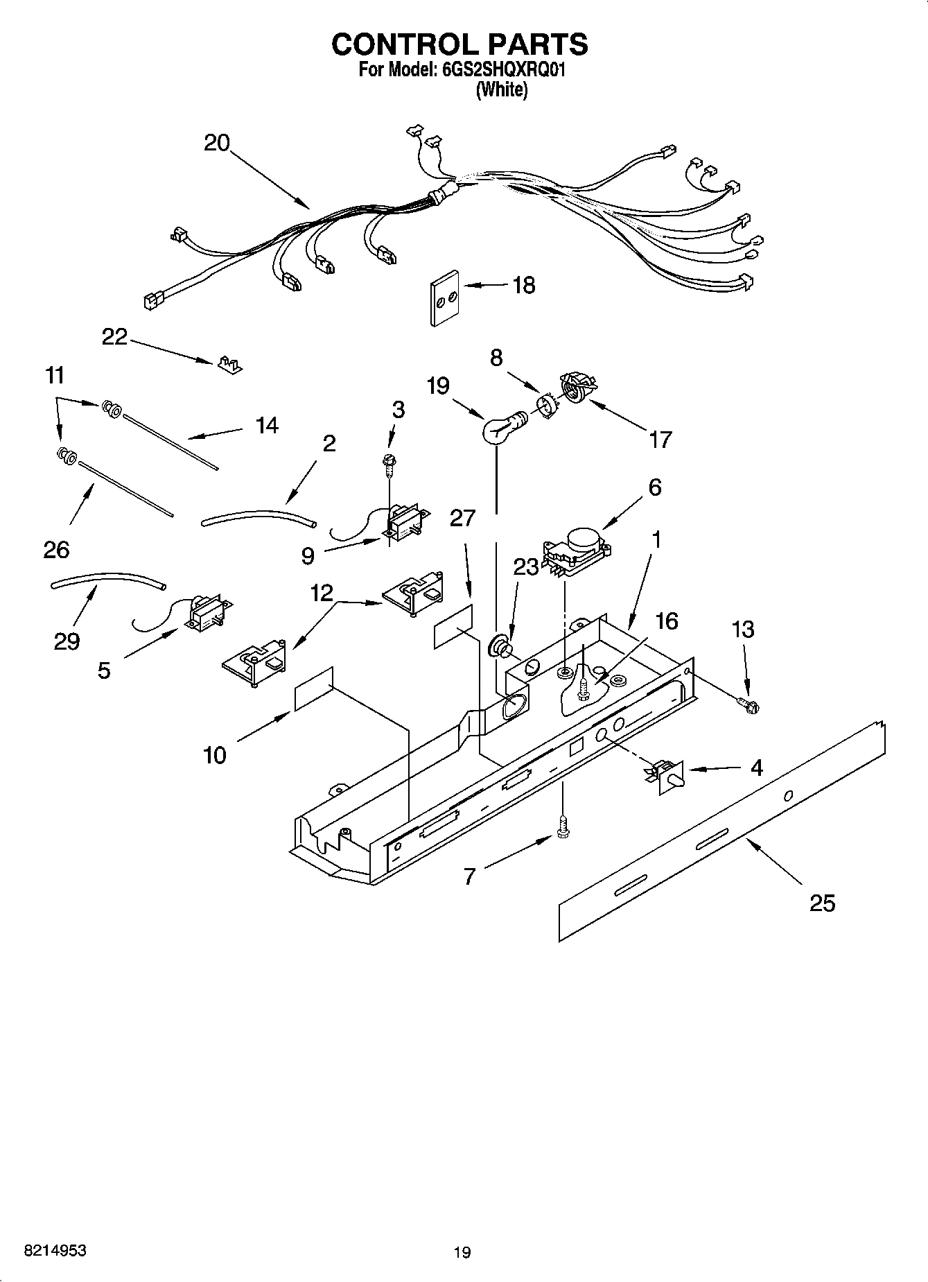 12 - CONTROL PARTS, OPTIONAL PARTS (NOT INCLUDED)