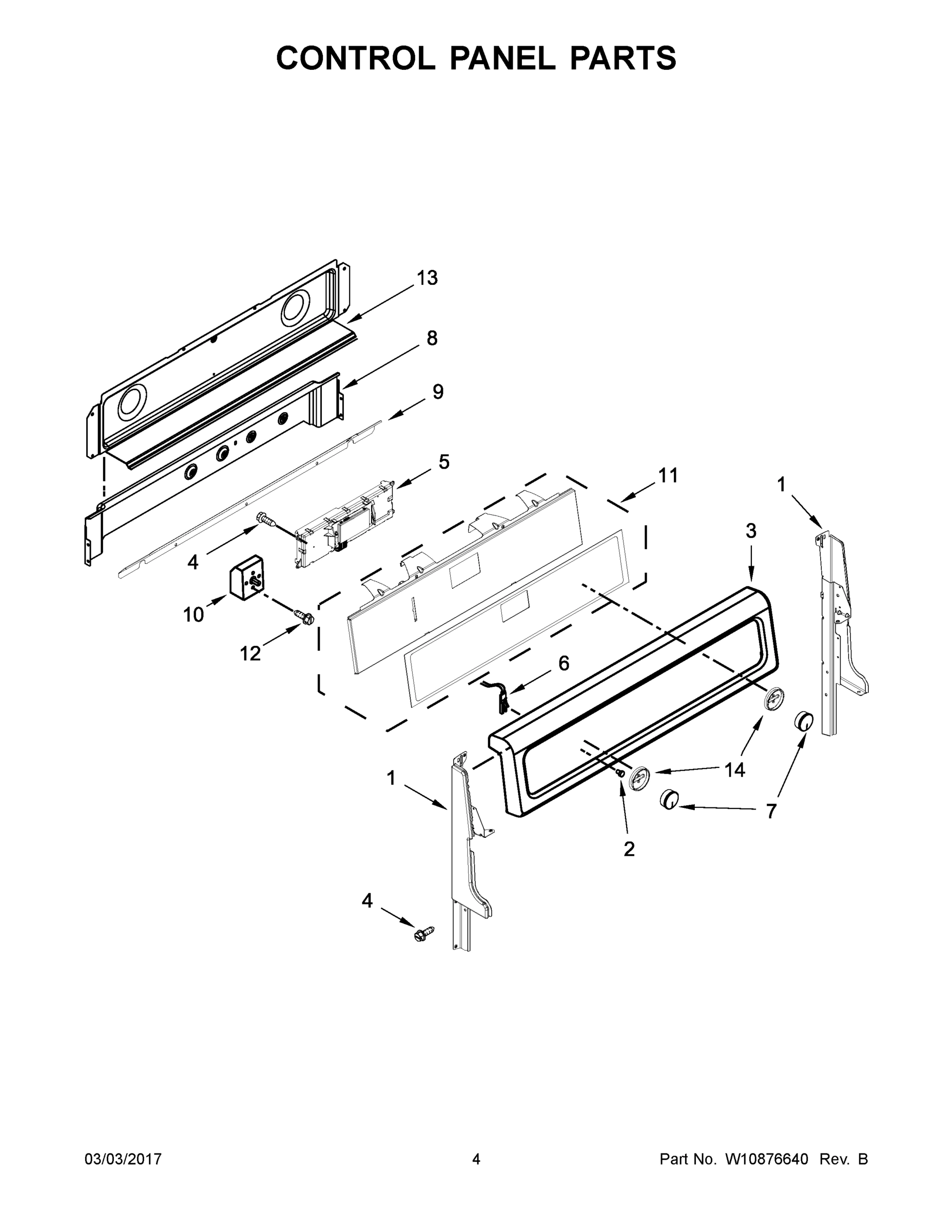 03 - CONTROL PANEL PARTS