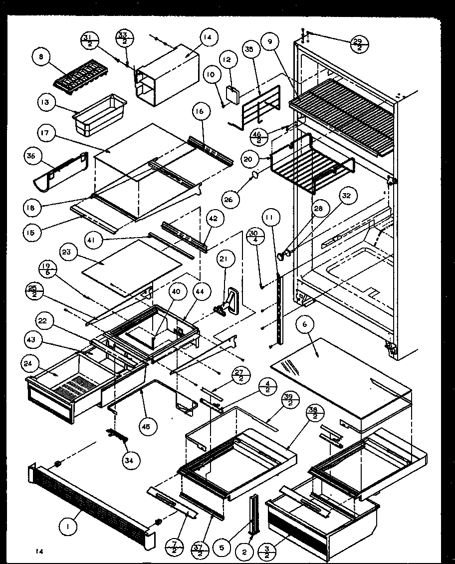 03 - CABINET SHELVING (EBONY)