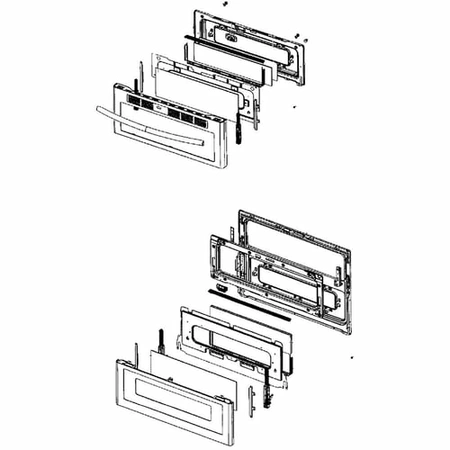 DG94-01342A Samsung Assembly Door NE58K9850WS