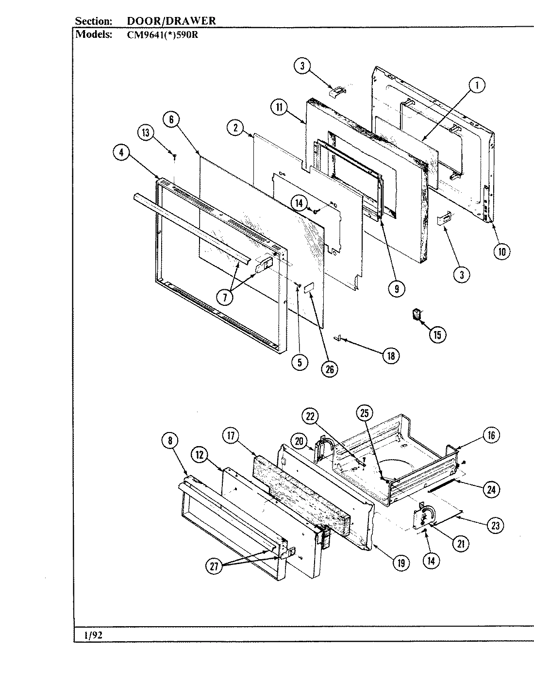 03 - DOOR/DRAWER (CM9641x590R)