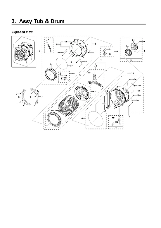 Tub & Drum Assembly