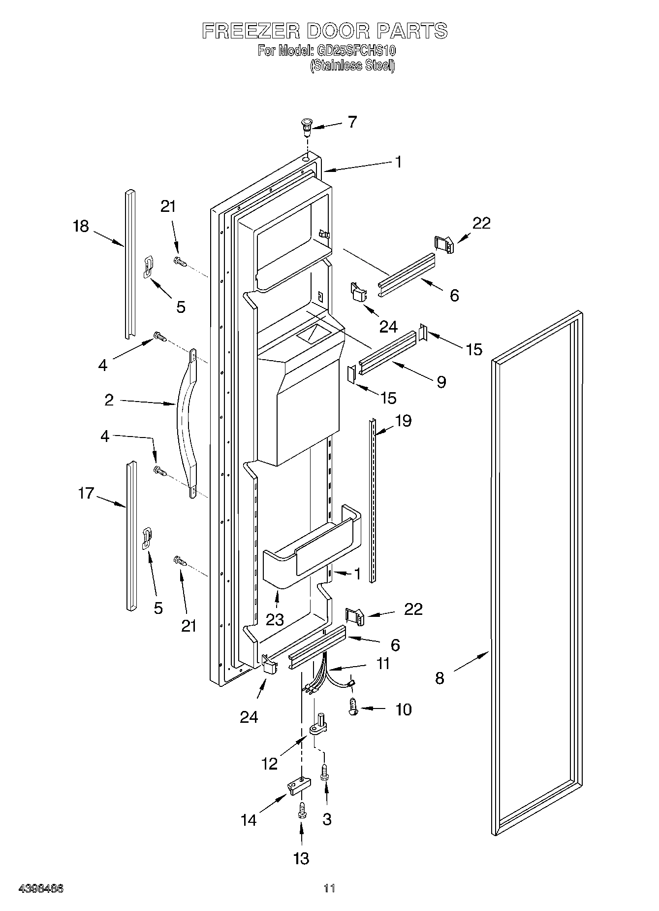 07 - FREEZER DOOR