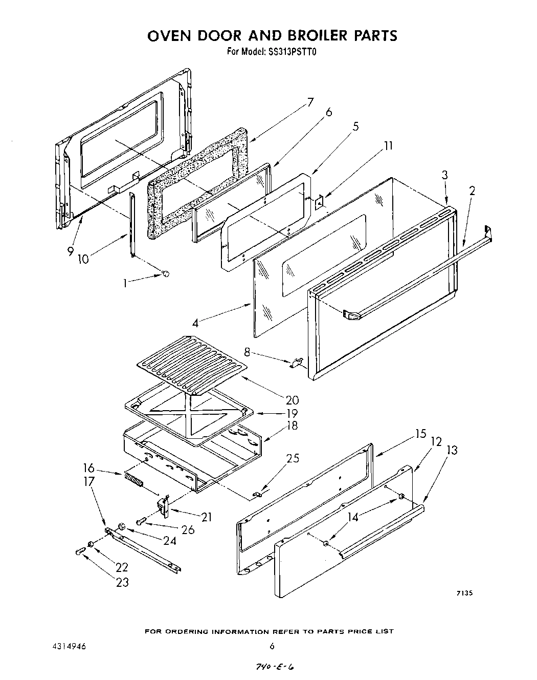 05 - OVEN DOOR AND BROILER