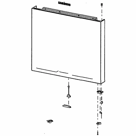 DA91-04694B Samsung Refrigerator Door Foam As