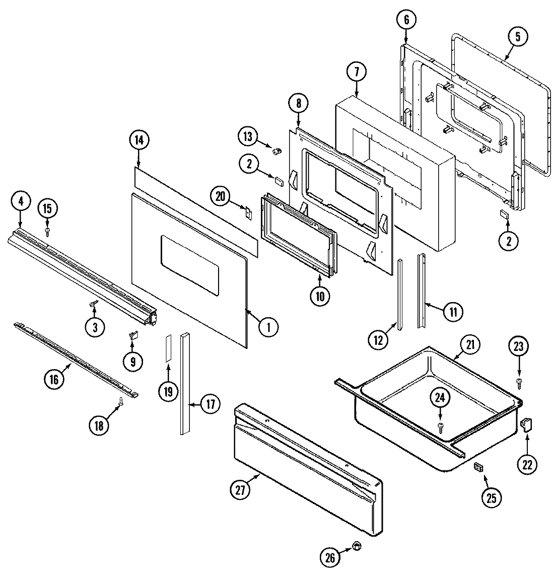 04 - DOOR/DRAWER (CE3832XRx)