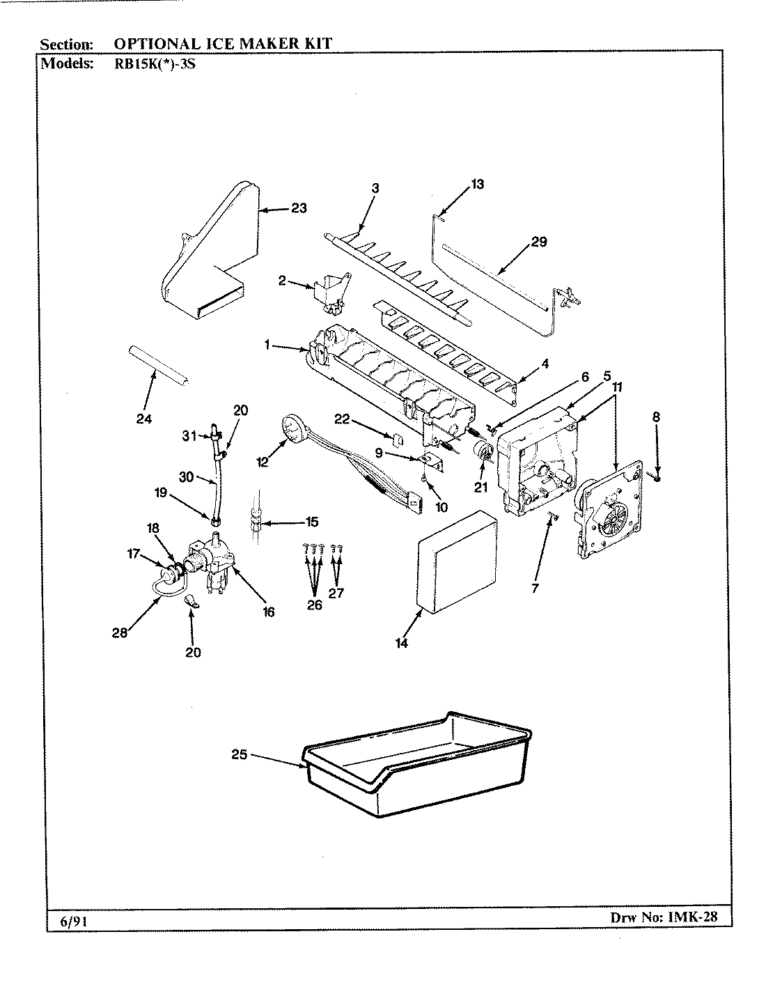 05 - OPTIONAL ICE MAKER KIT