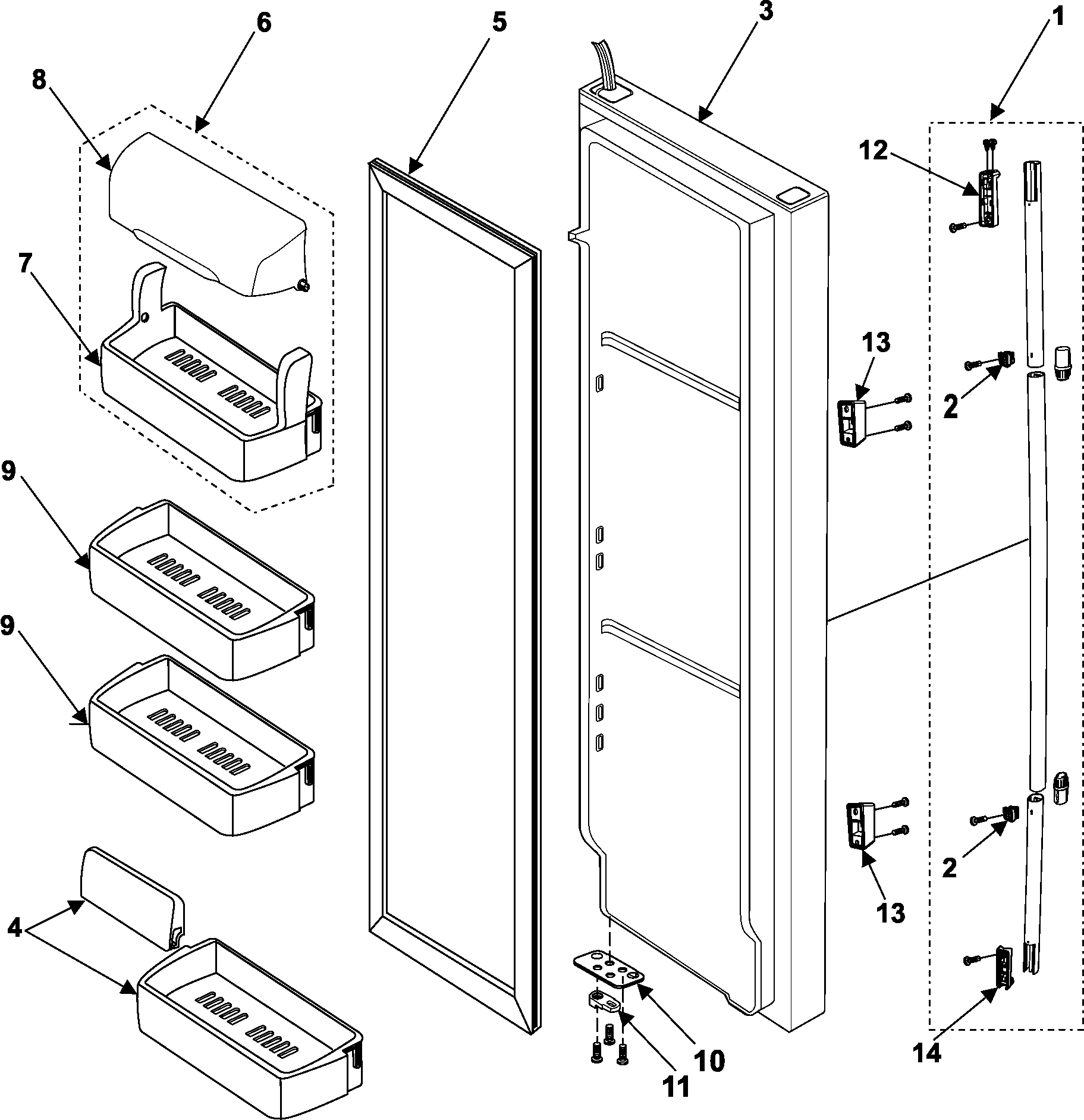 REFRIGERATOR DOOR