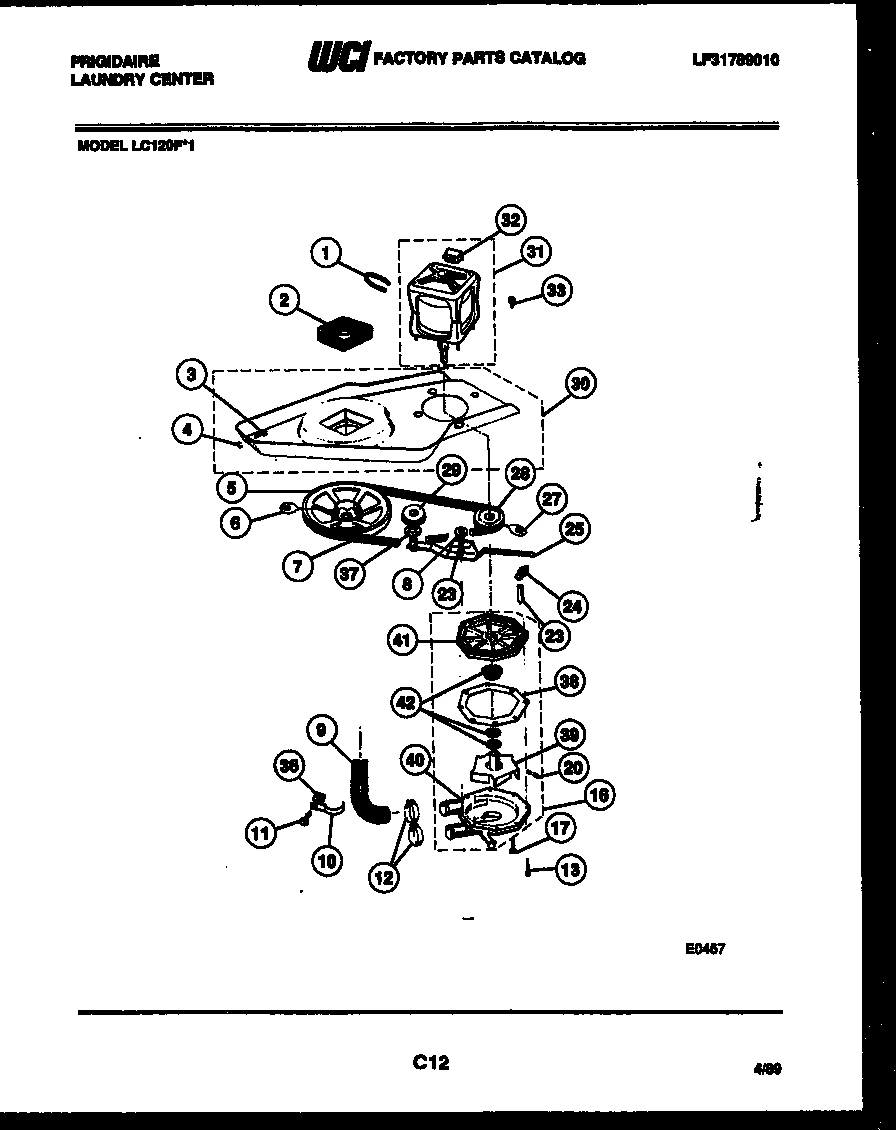 07 - WASHER DRIVE SYSTEM AND PUMP