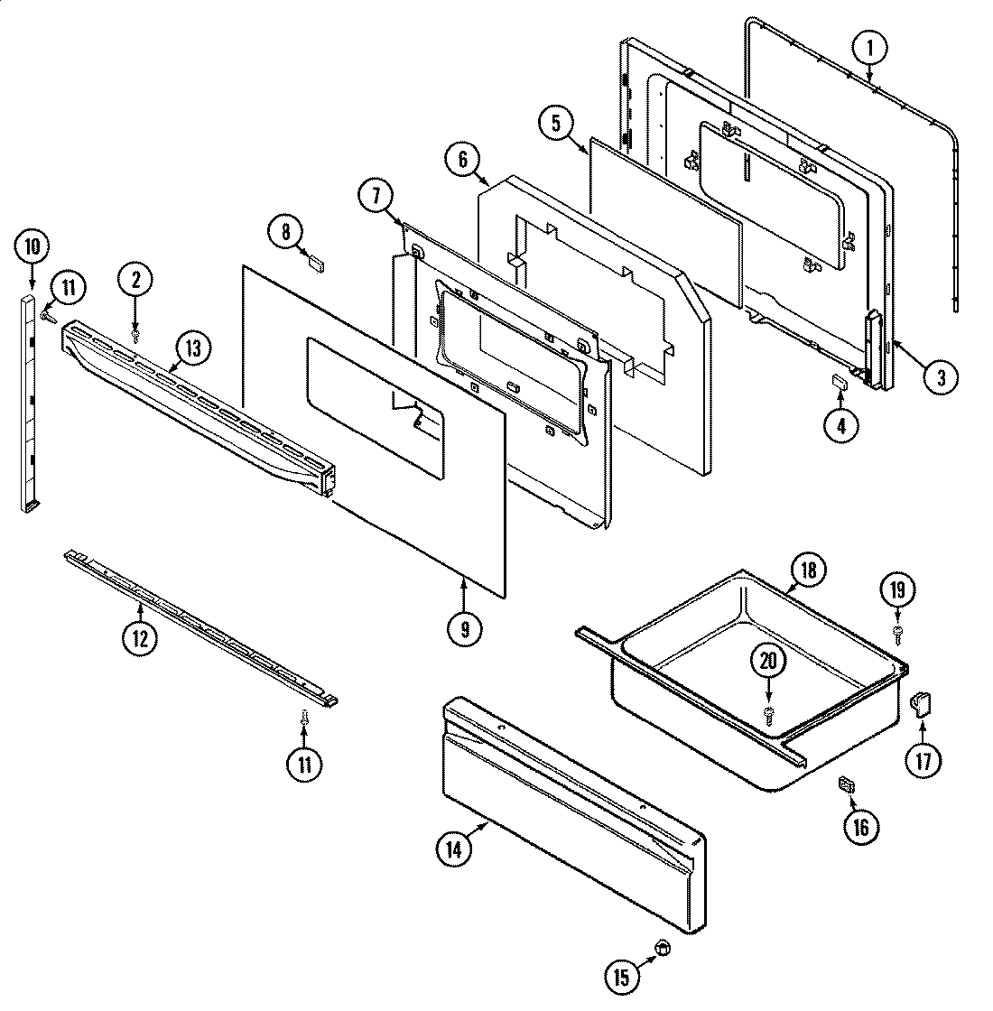 03 - DOOR/DRAWER (3527XUx)