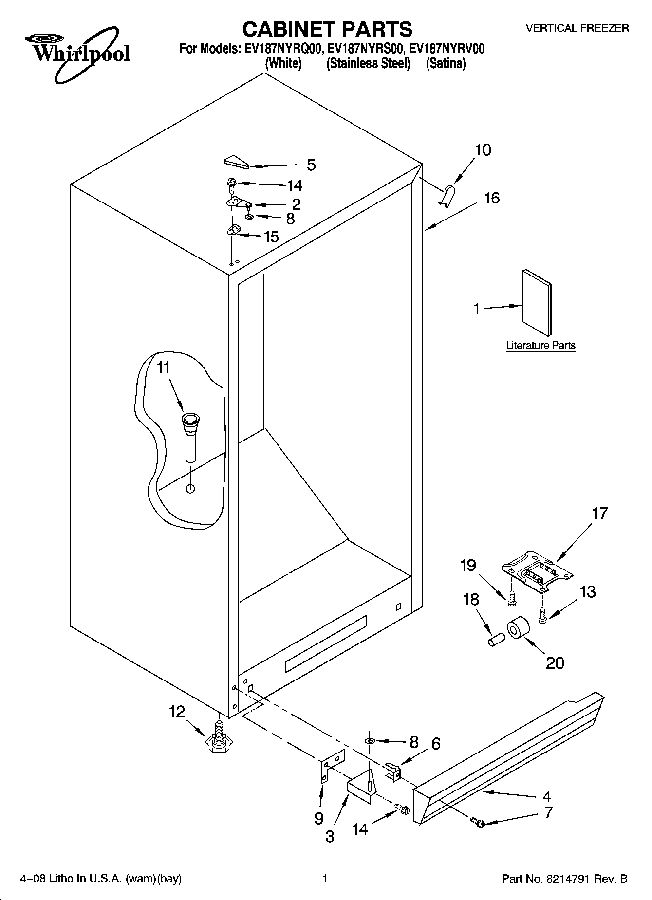 01 - CABINET PARTS