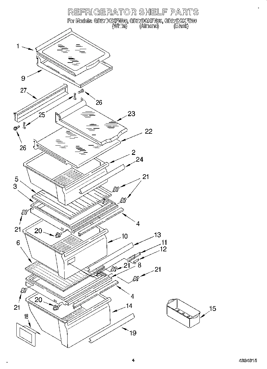 03 - REFRIGERATOR SHELF