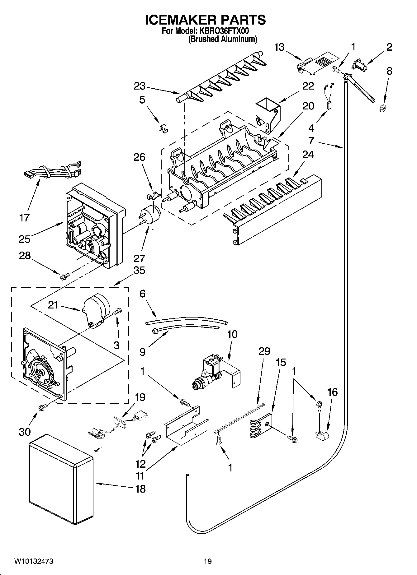 11 - ICEMAKER PARTS