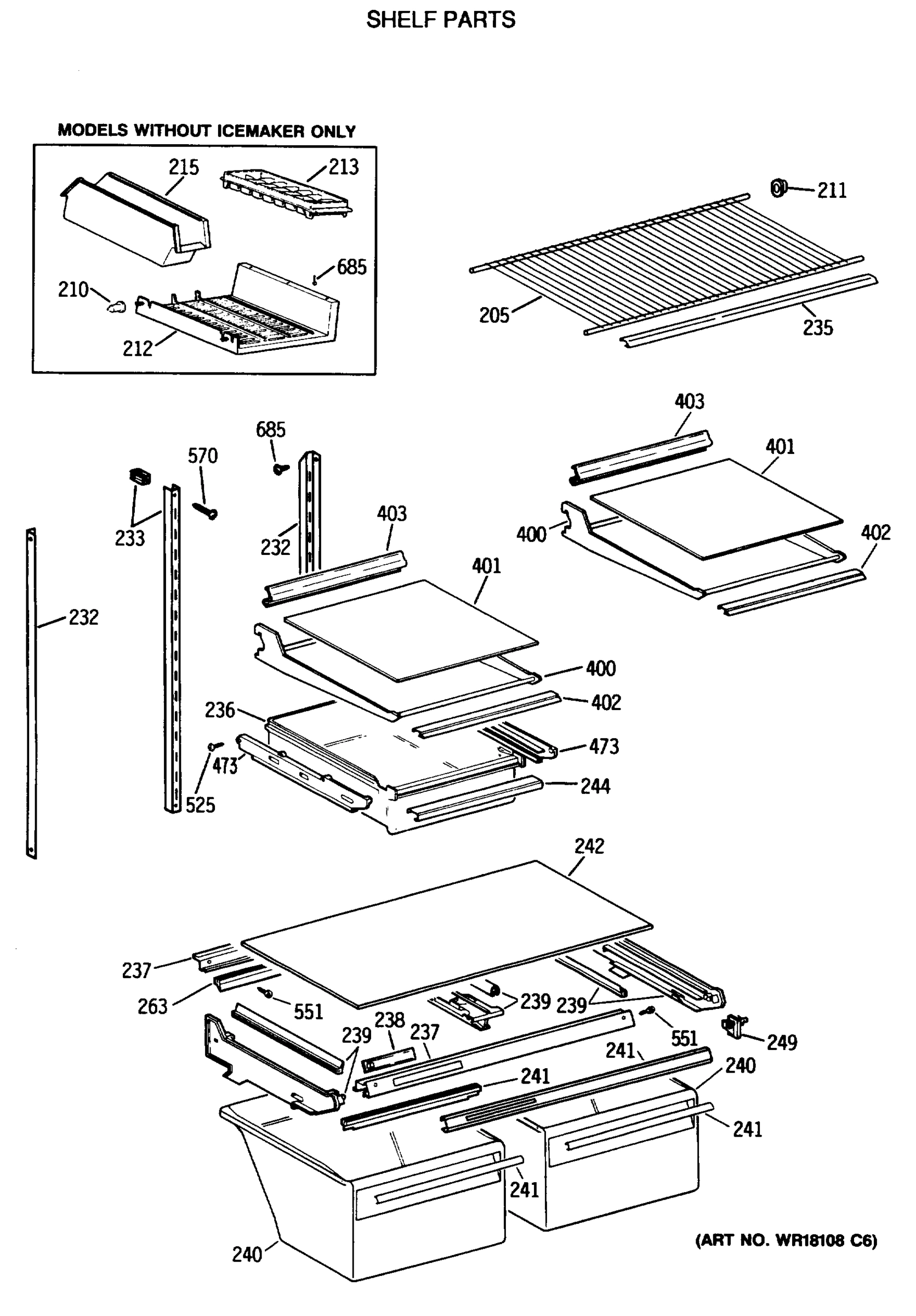 SHELF PARTS
