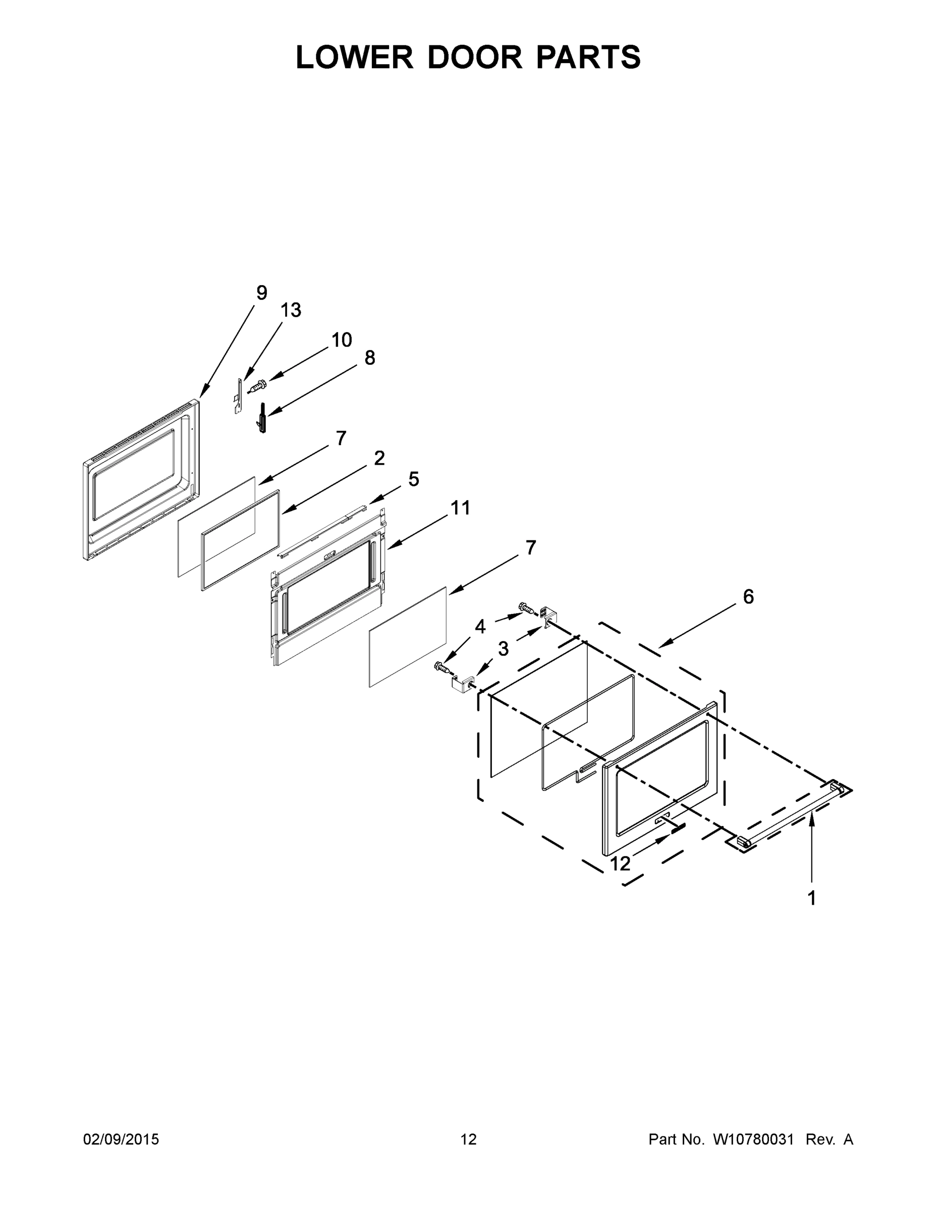 07 - LOWER DOOR PARTS
