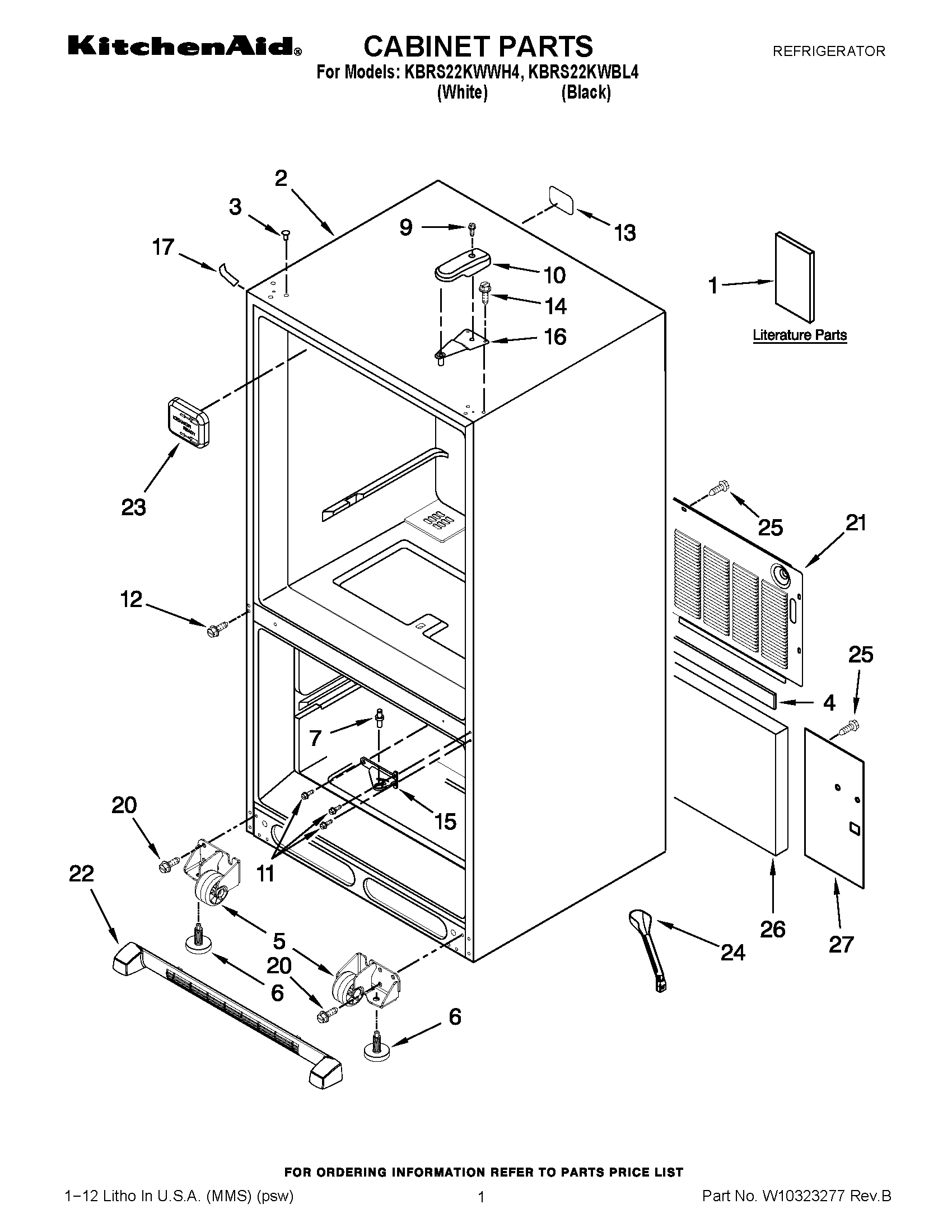 01 - CABINET PARTS