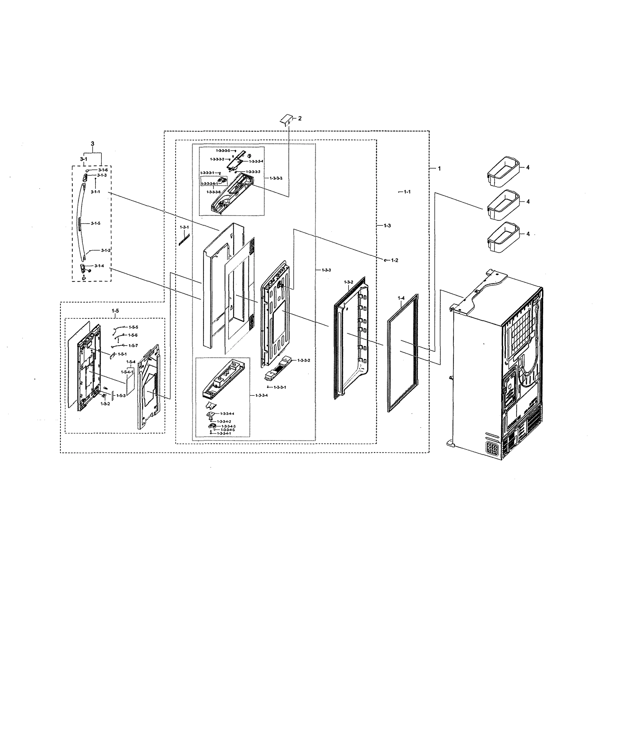 RIGHT FRIDGE DOOR