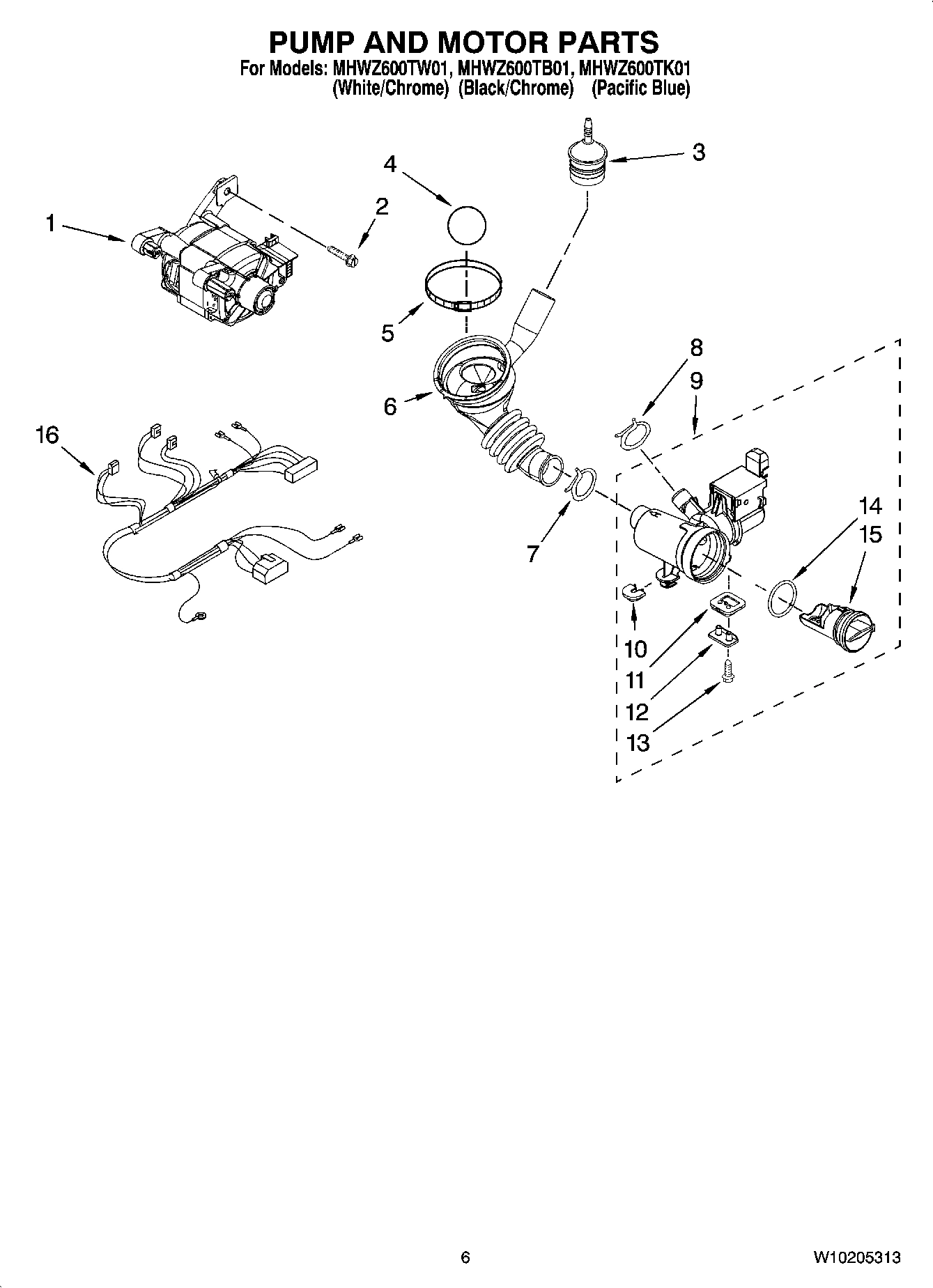 05 - PUMP AND MOTOR PARTS