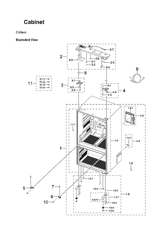 CABINET PARTS