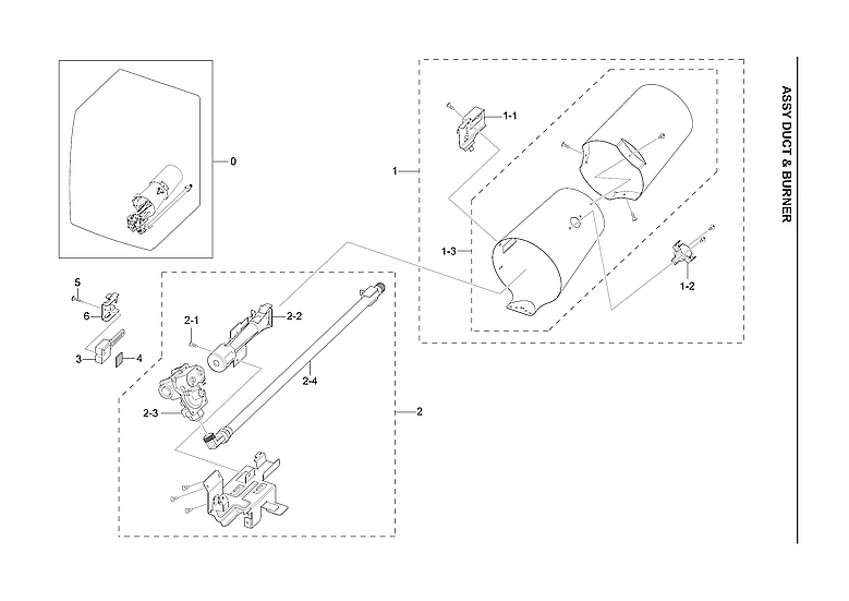 DUCT & BURNER ASSY