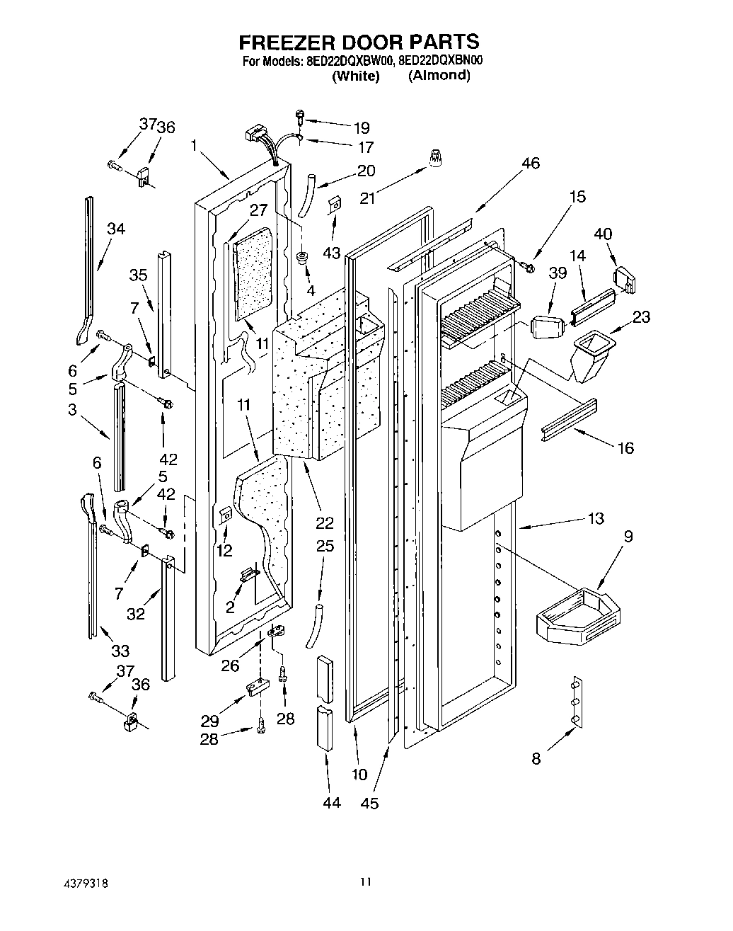 08 - FREEZER DOOR