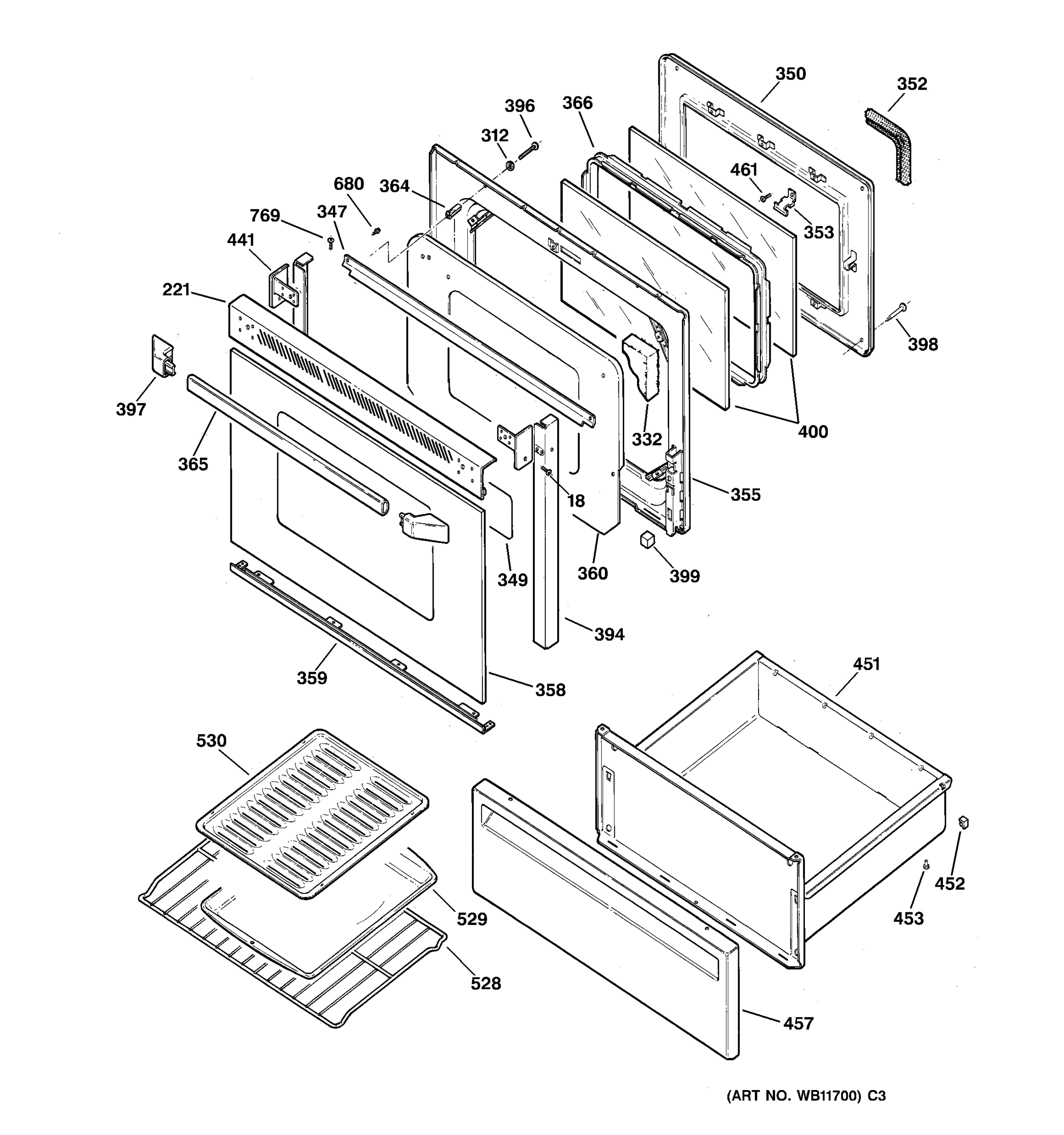 DOOR & DRAWER PARTS