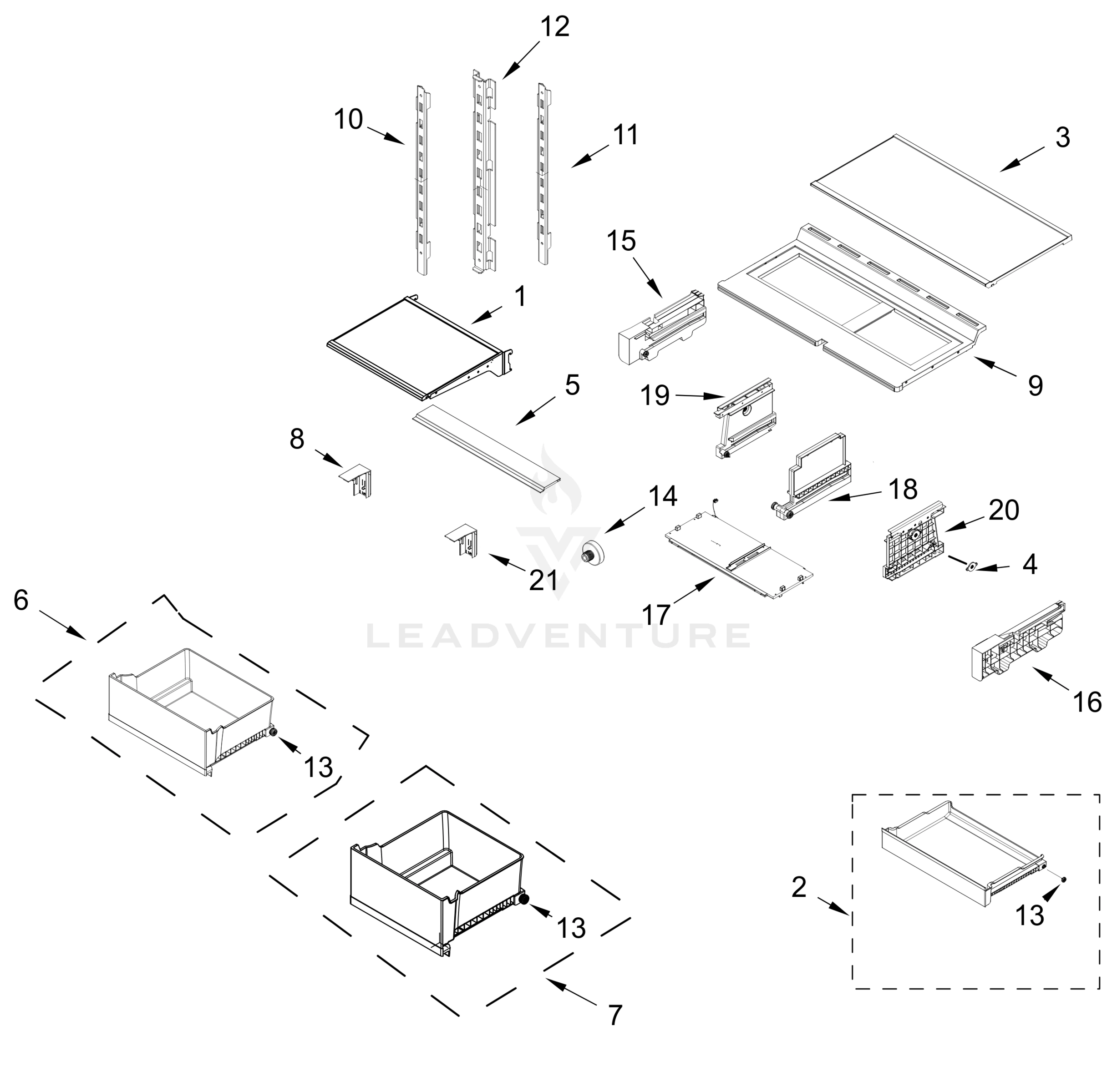 SHELF PARTS