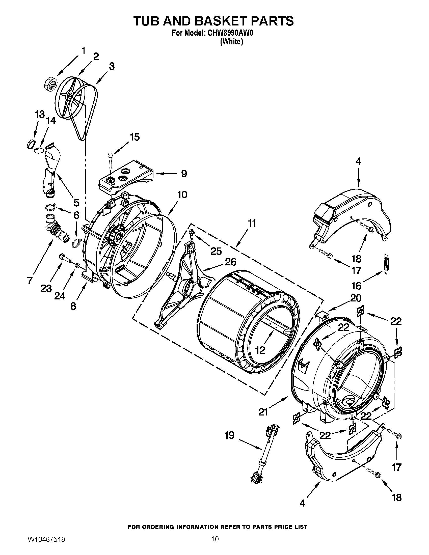 07 - TUB AND BASKET PARTS