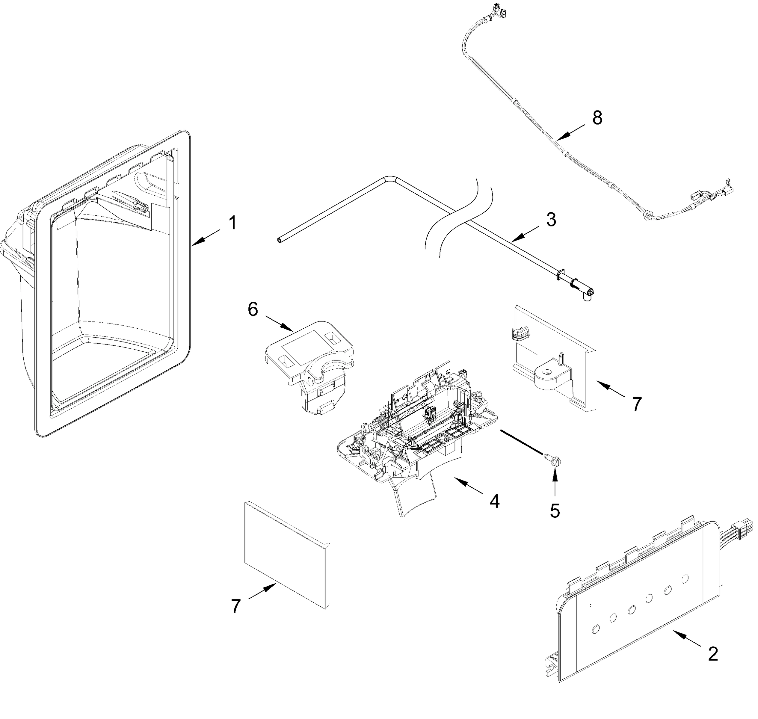 DISPENSER PARTS