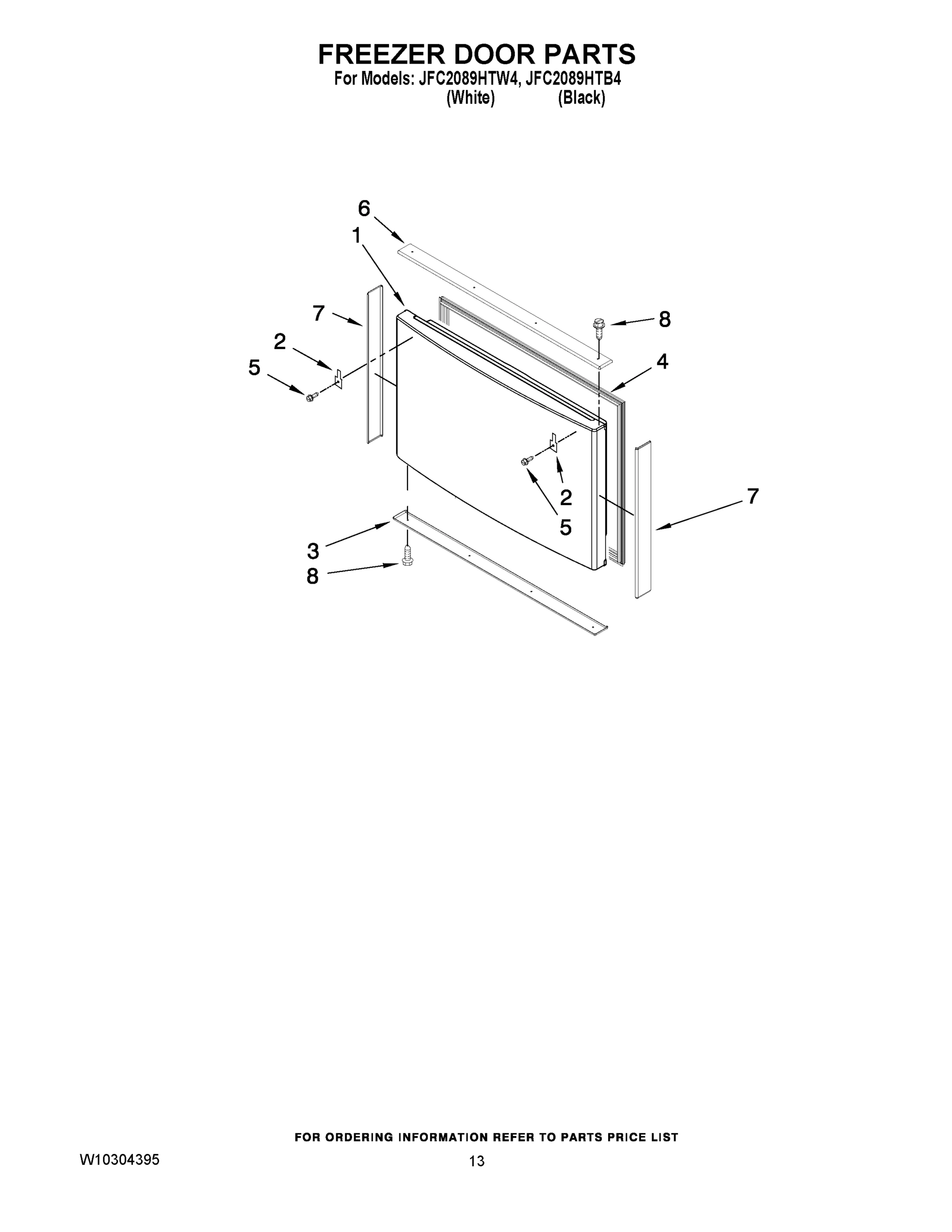 07 - FREEZER DOOR PARTS