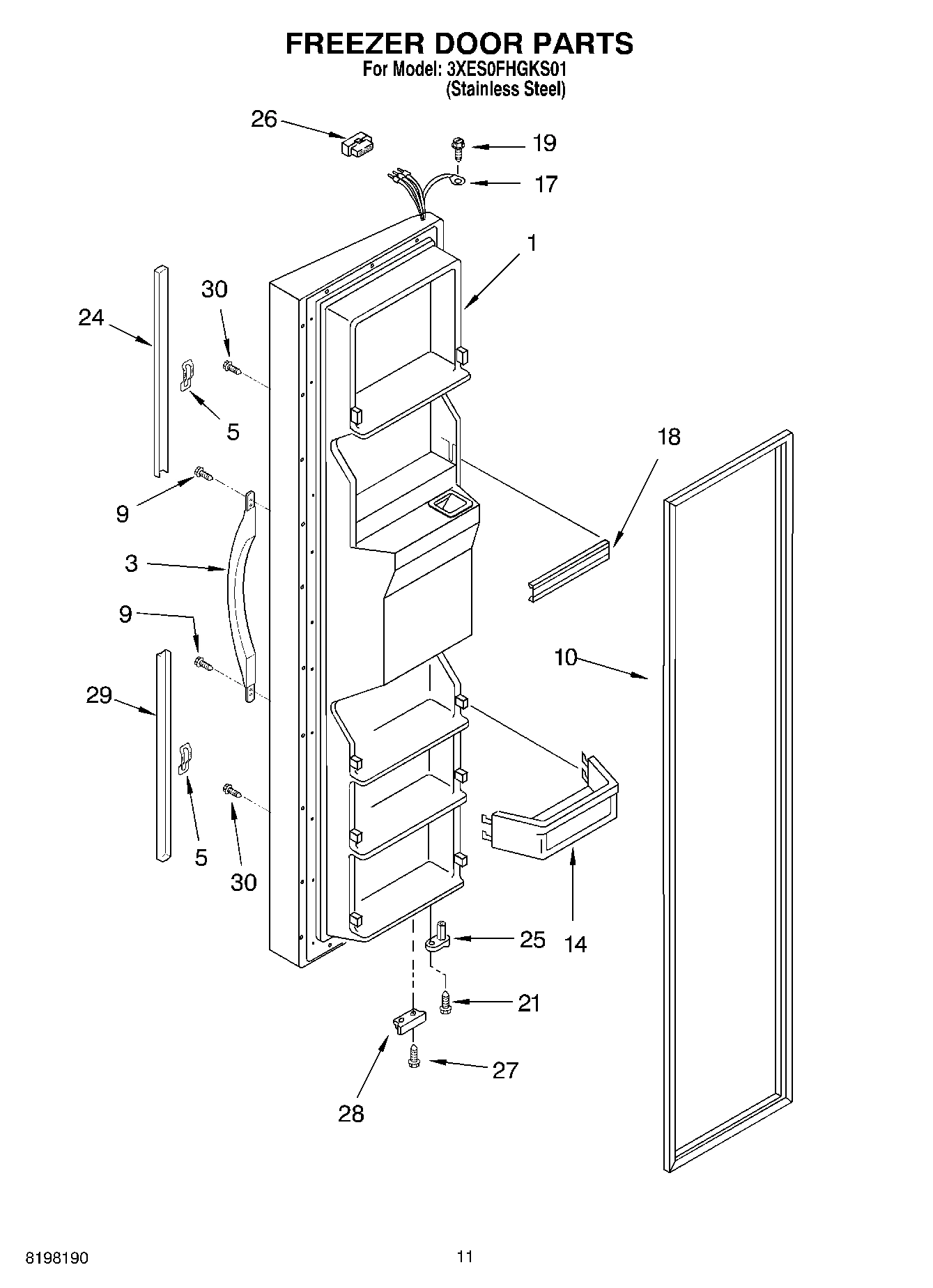 06 - FREEZER DOOR