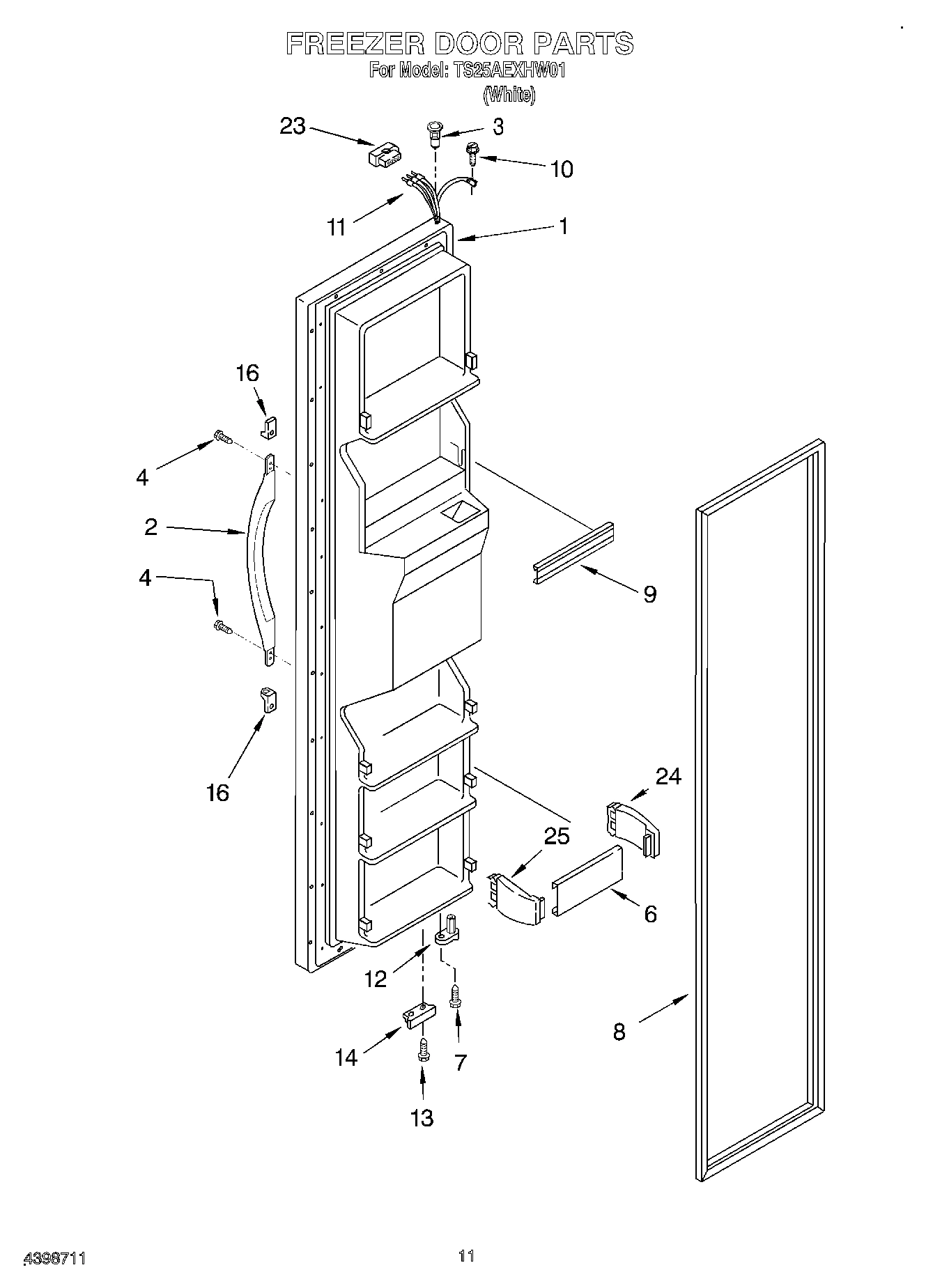 07 - FREEZER DOOR