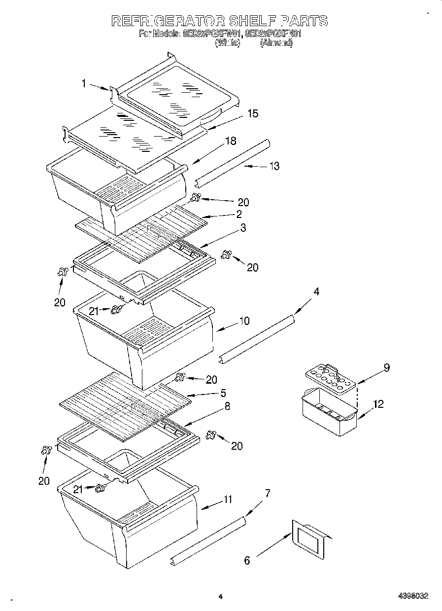 03 - REFRIGERATOR SHELF