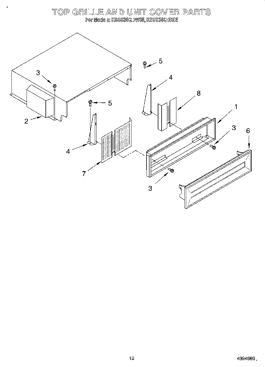 09 - TOP GRILLE AND UNIT COVER