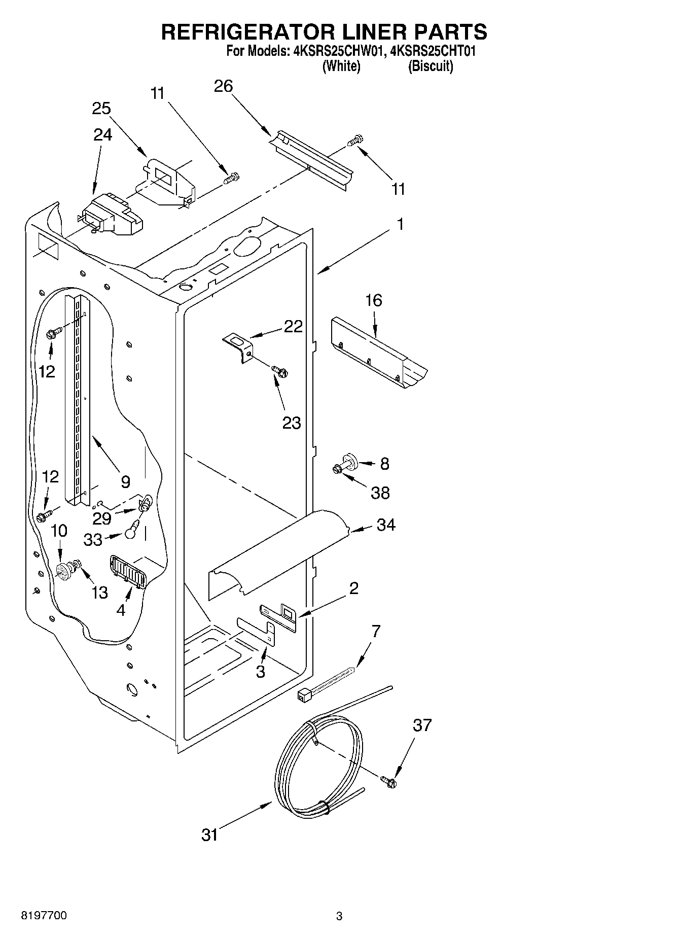02 - REFRIGERATOR LINER
