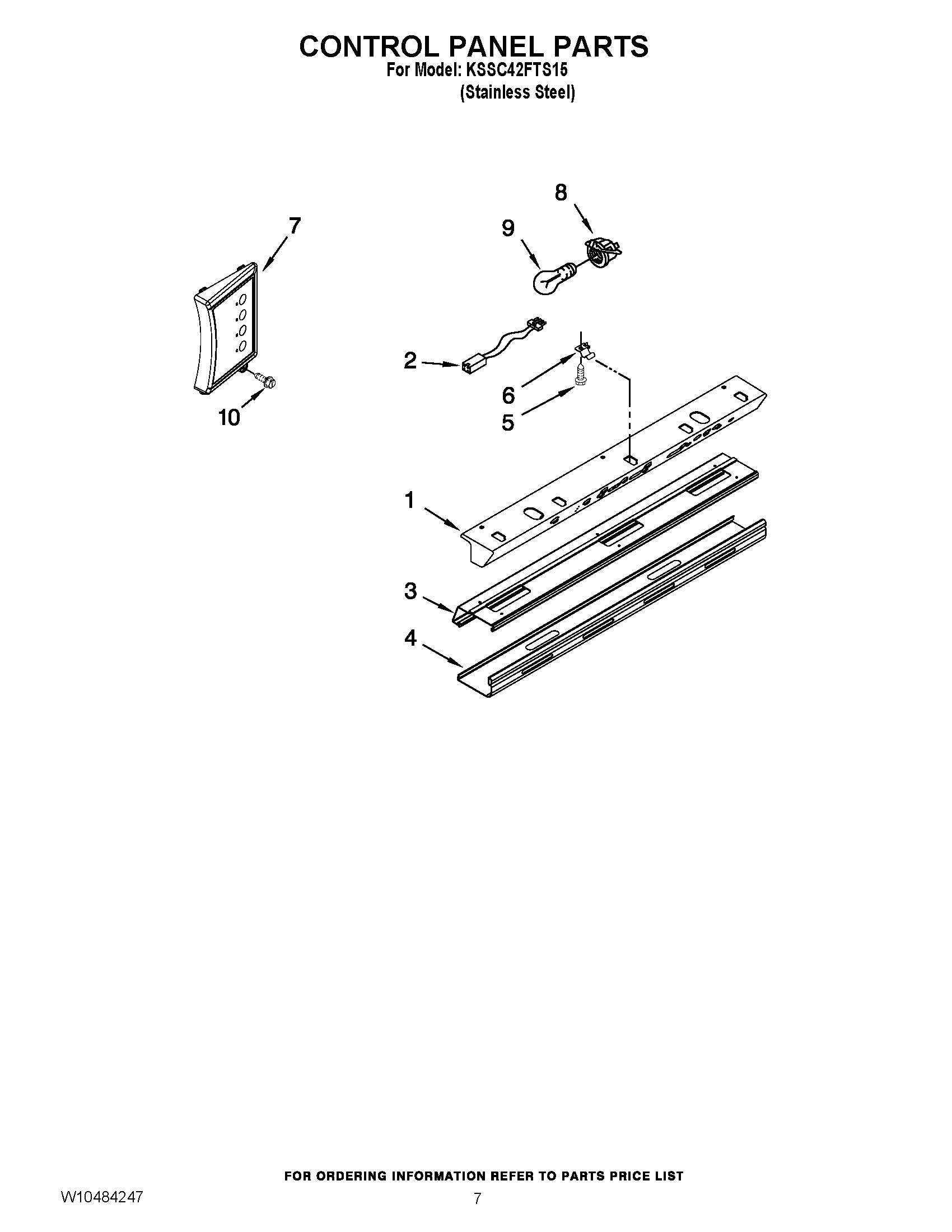 05 - CONTROL PANEL PARTS