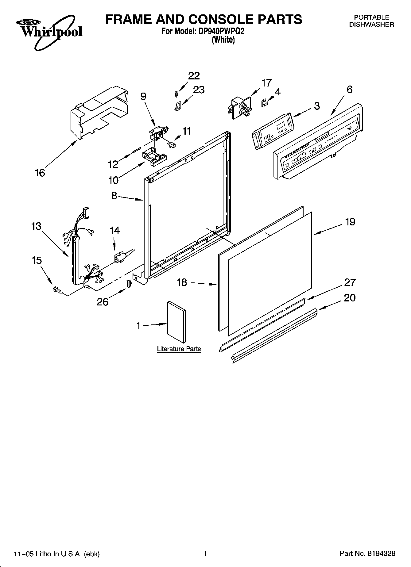 01 - FRAME AND CONSOLE PARTS