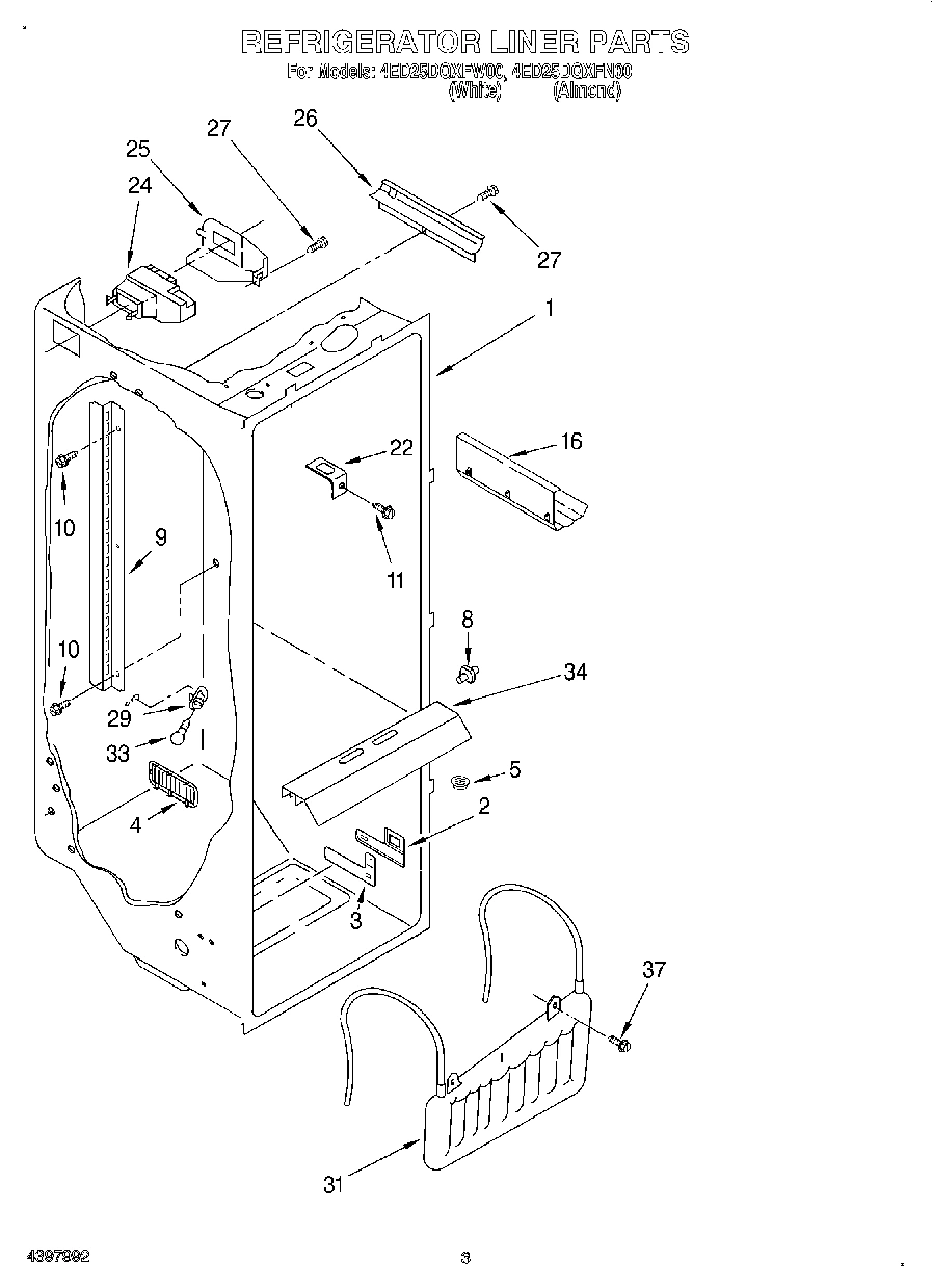 02 - REFRIGERATOR LINER