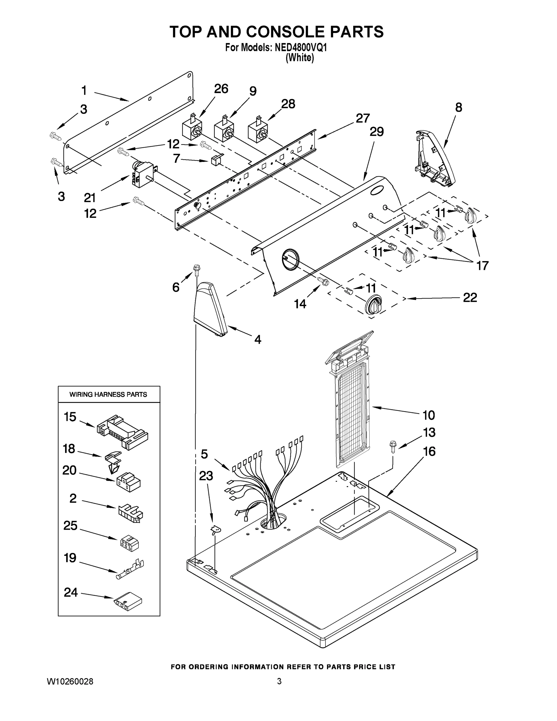 02 - TOP AND CONSOLE PARTS