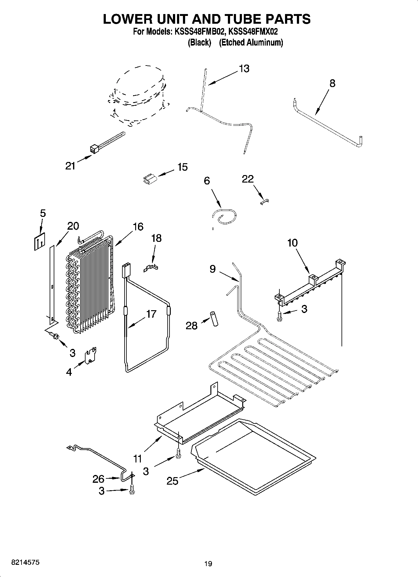 12 - LOWER UNIT AND TUBE PARTS